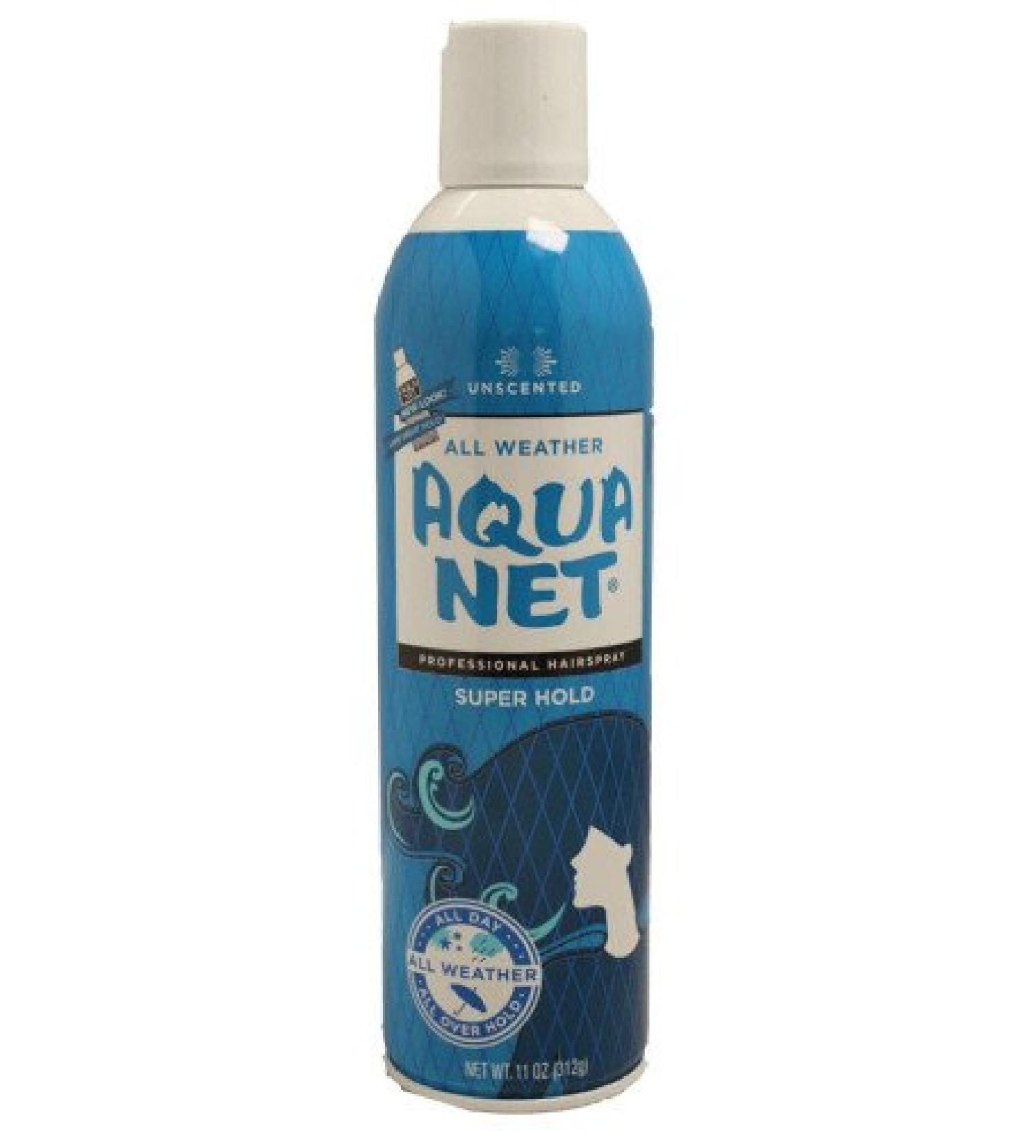 QUALITY CANS Stash Safe Can Bath & Beauty Aqua Net Hairspray Super Hold Unscented 11 Oz