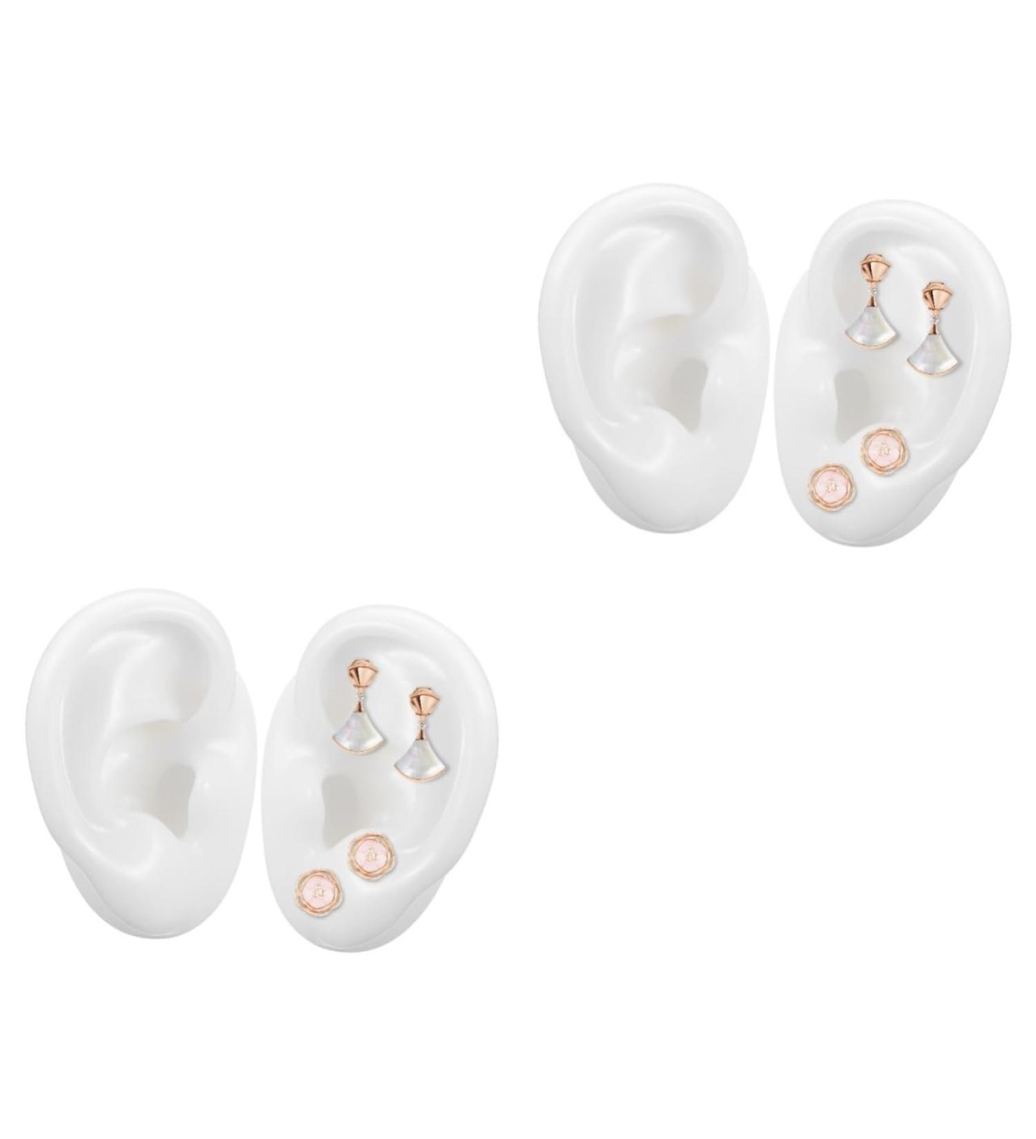 Buy 2 Pairs Artificial Ear Models - Realistic Simulation Ear Mold for Display & Practice | International Shipping Available - Buy Online on GoSupps.com