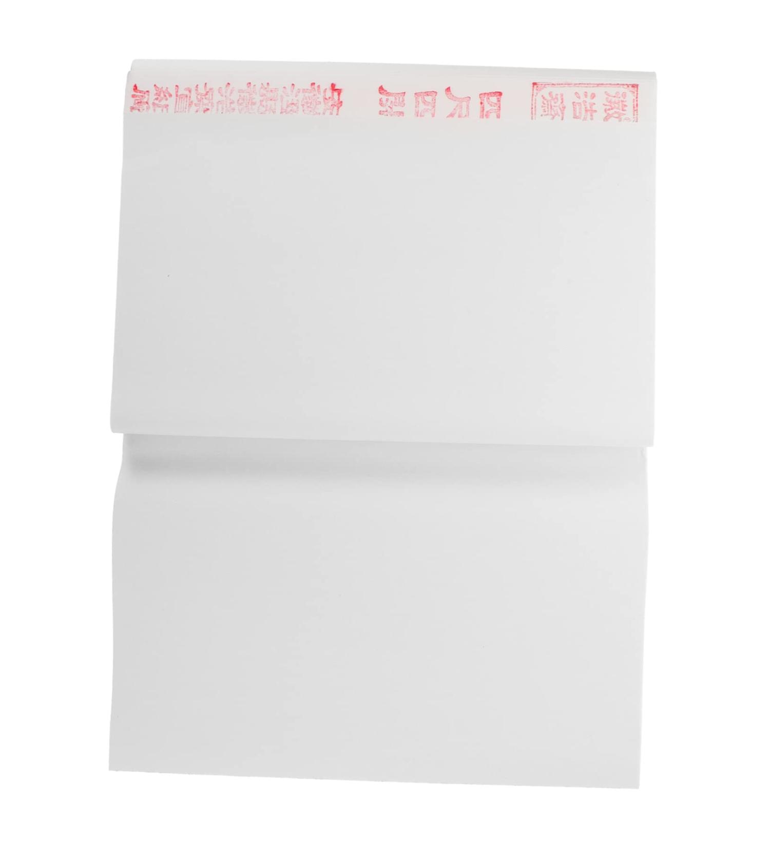 STOBOK 100 Sheets Half Cooked Rice Paper Chinese Rice Paper Professional Writing Paper Thicken Office Japan - Buy Online on GoSupps.com