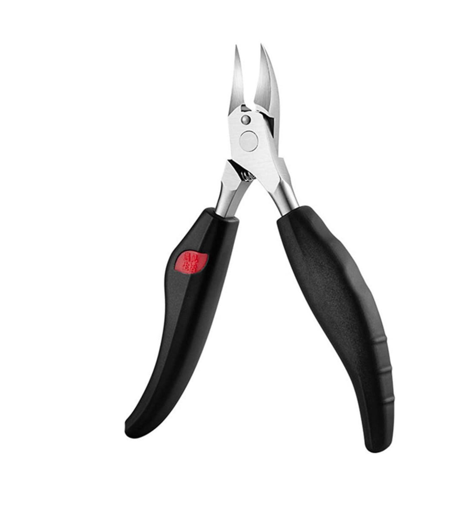 1Pc Toe Nail Clippers Nail Correction Thick Nails Ingrown Toenails Nippers Cutters Dead Skin Dirt Remover Pedicure Care Tool Type3 Black