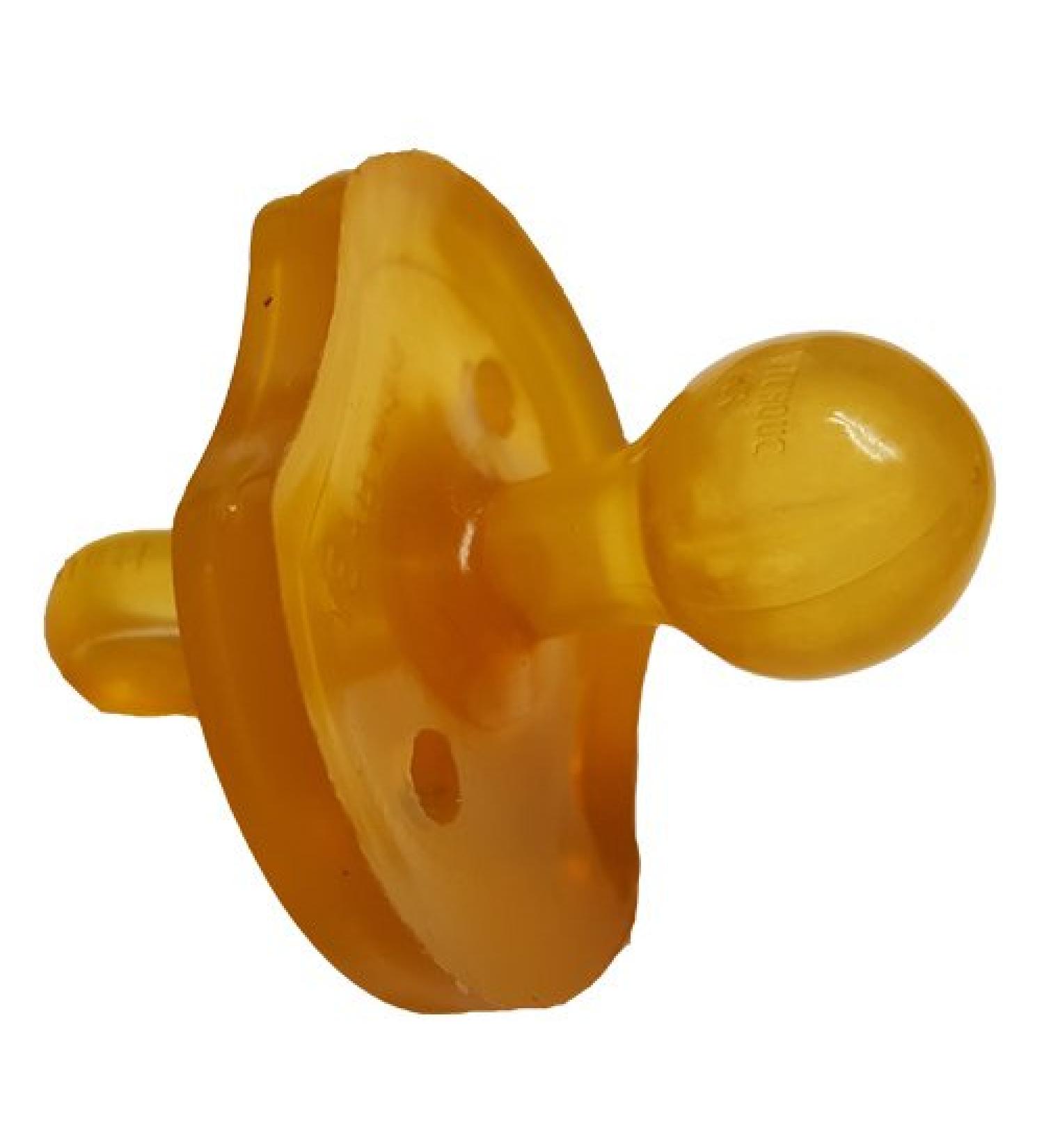 Pacifier natural rubber teat size L from 12 months cherry shape