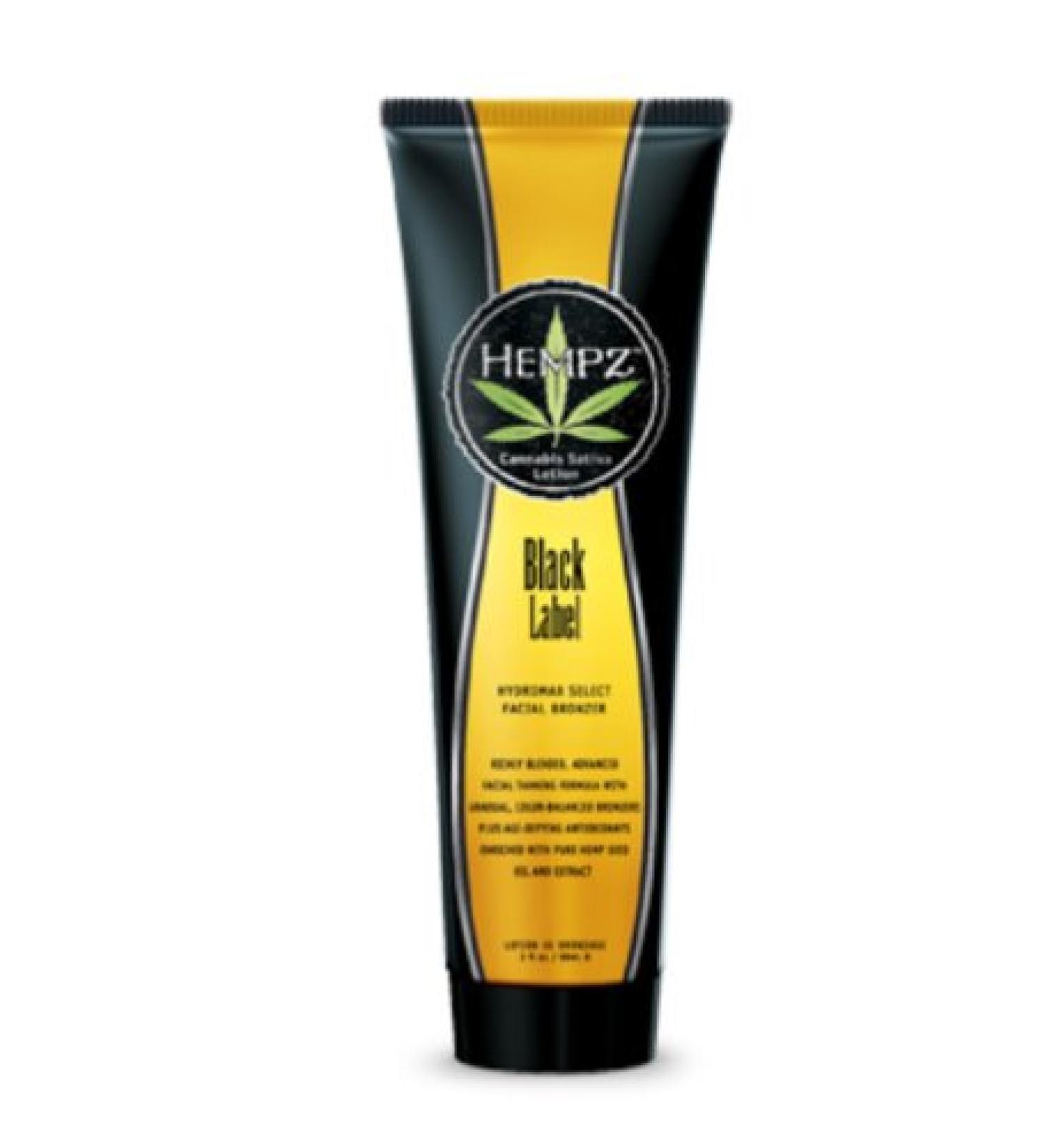 Hempz Black Label Facial Bronzer Tanning Lotion for Face 3 fl oz