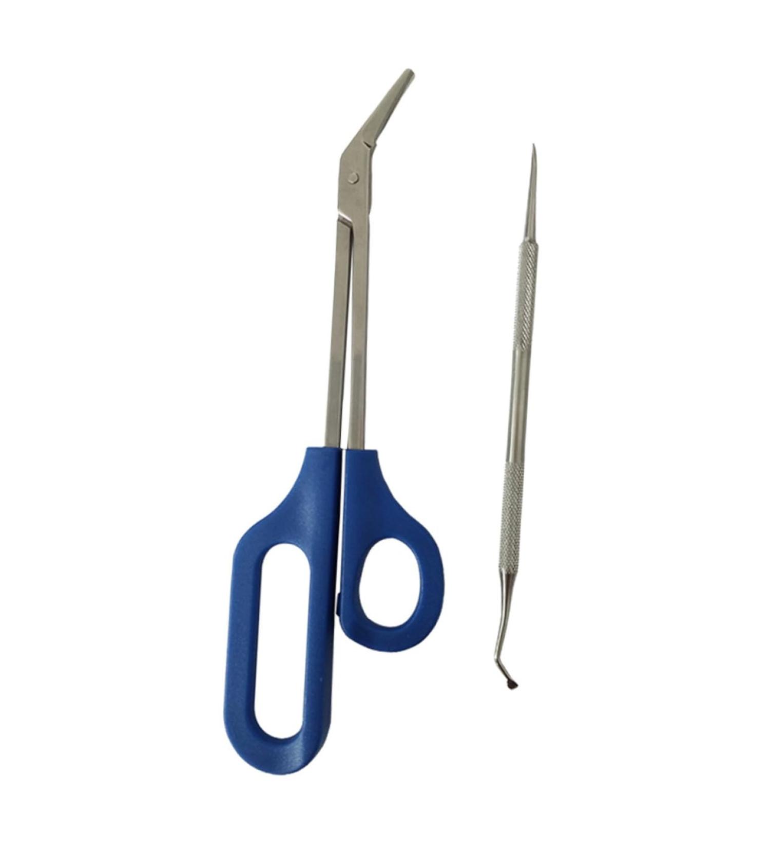 Beavorty 2 Sets Long Handle Limas De U as Fingernail Files Silver Color Grooming Kit Daily Life Stainless Steel for a Friend Nail Kits Manicure Kit Elder Cosmetic Nursing Kit - Buy Online on GoSupps.com