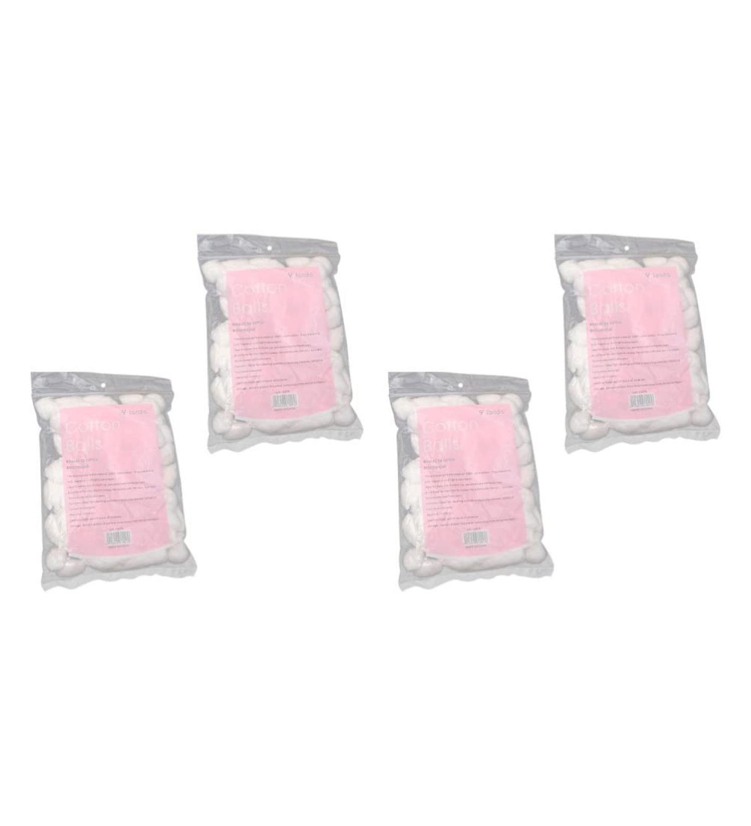 FOMIYES 400Pcs Pure Cotton Balls - Disposable & Absorbent for First Aid, Cleaning Jewelry, Phone, Eyeglass, Camera Lenses & Screens - Buy Online on GoSupps.com