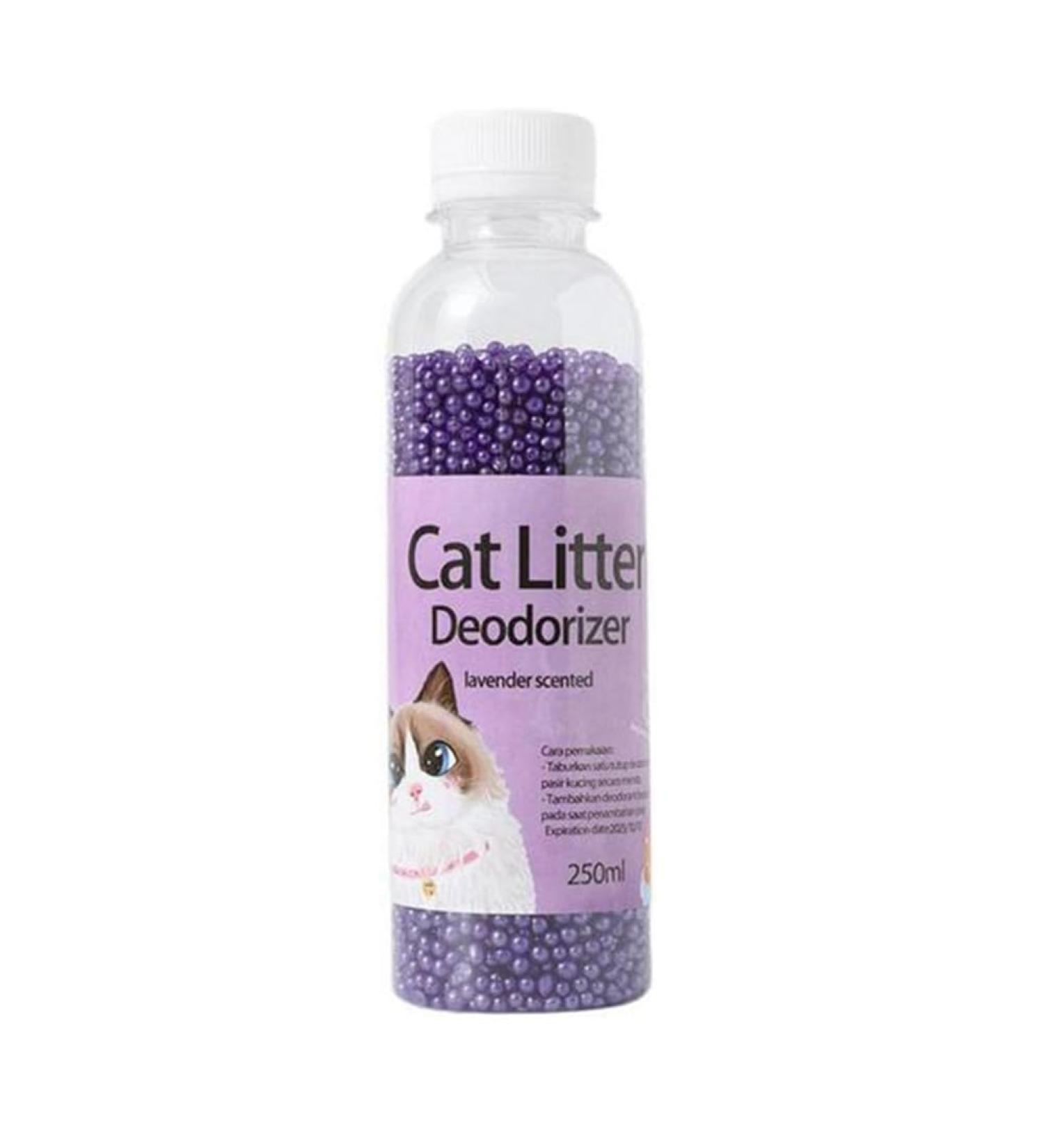 Spactz 300G Kitten Toilet Cleaning Deodorant Bead Artifact Pet Odor Activated Carbon Absorbs Cat Sand Stink-D Easy to Use Purple - Buy Online on GoSupps.com