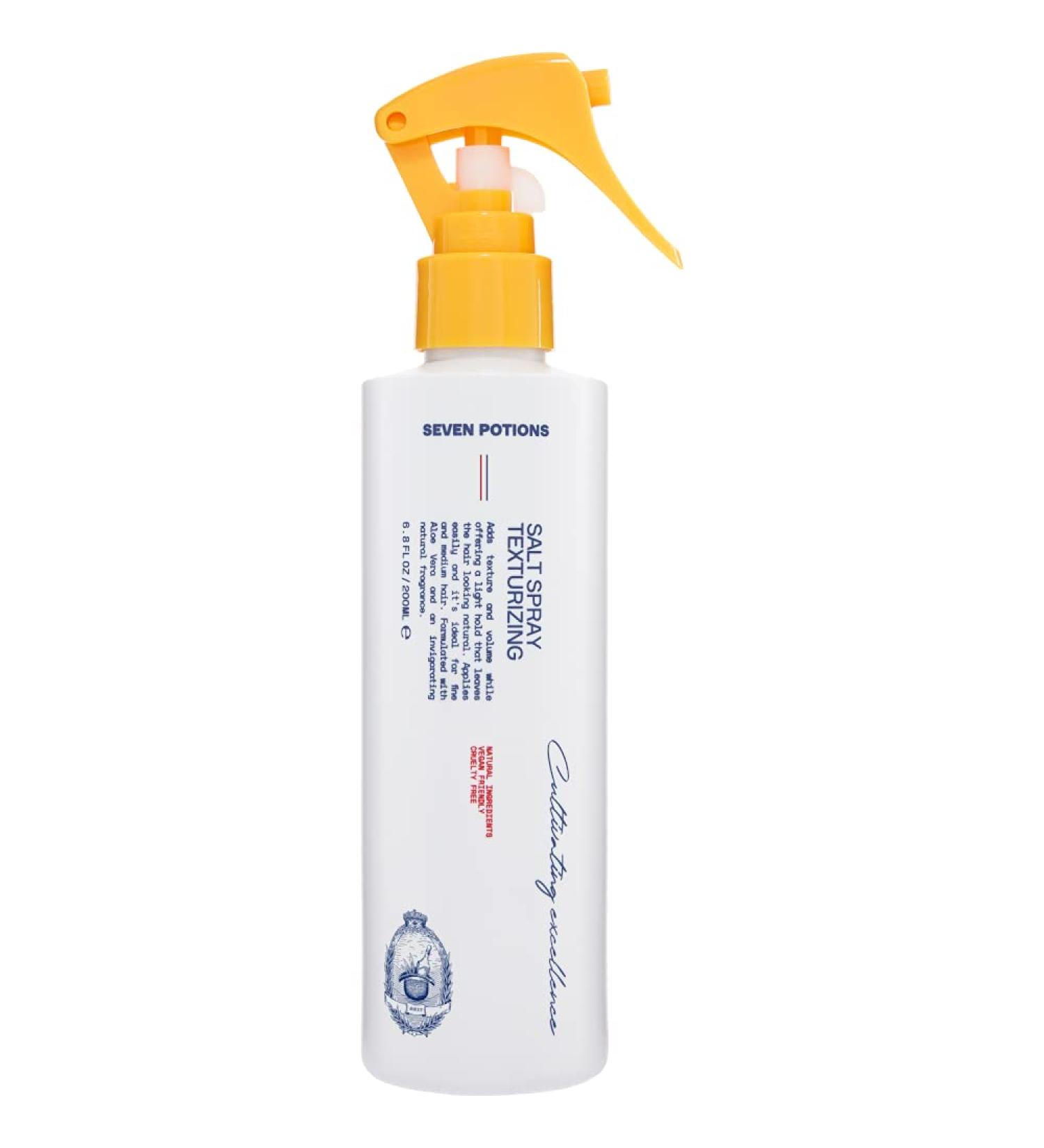 Men's Salt Texturizing Spray 6.8 fl oz - Matte Finish for Texturized Hold - Styling Primer - Water Based with Texture & Volume - Natural Vegan & Cruelty Free - Buy Online on GoSupps.com
