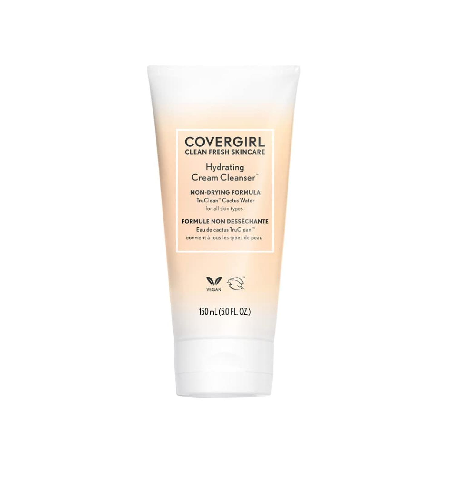 COVERGIRL Clean Fresh Skincare Hydrating Cream Cleanser 5 Fl Oz - Pack of 1 - Buy Online on GoSupps.com