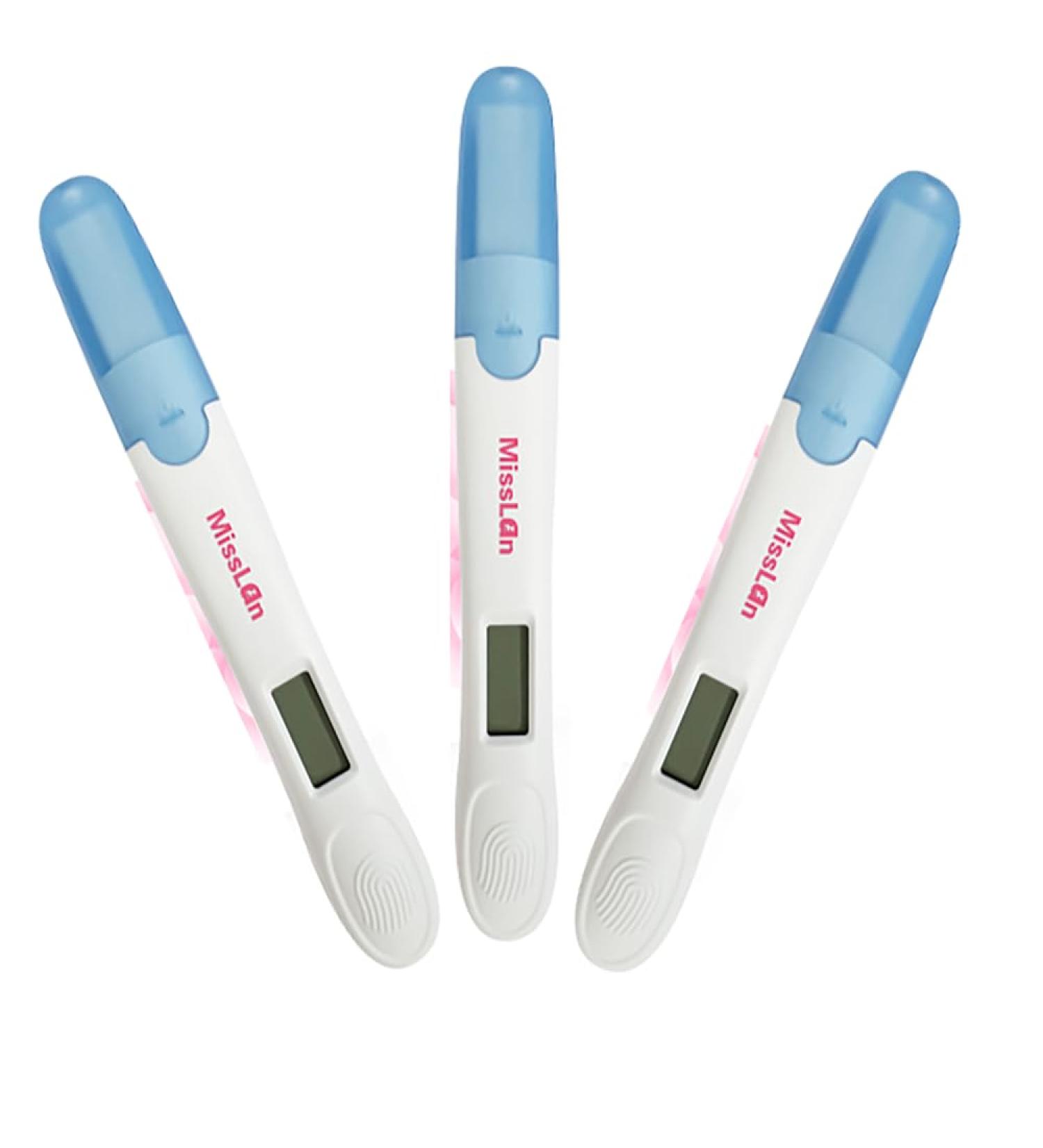Digital Rapid Early Pregnancy Test - 3 Pack with 25 miu/ml Sensitivity | Accurate Weekly Results - Buy Online on GoSupps.com