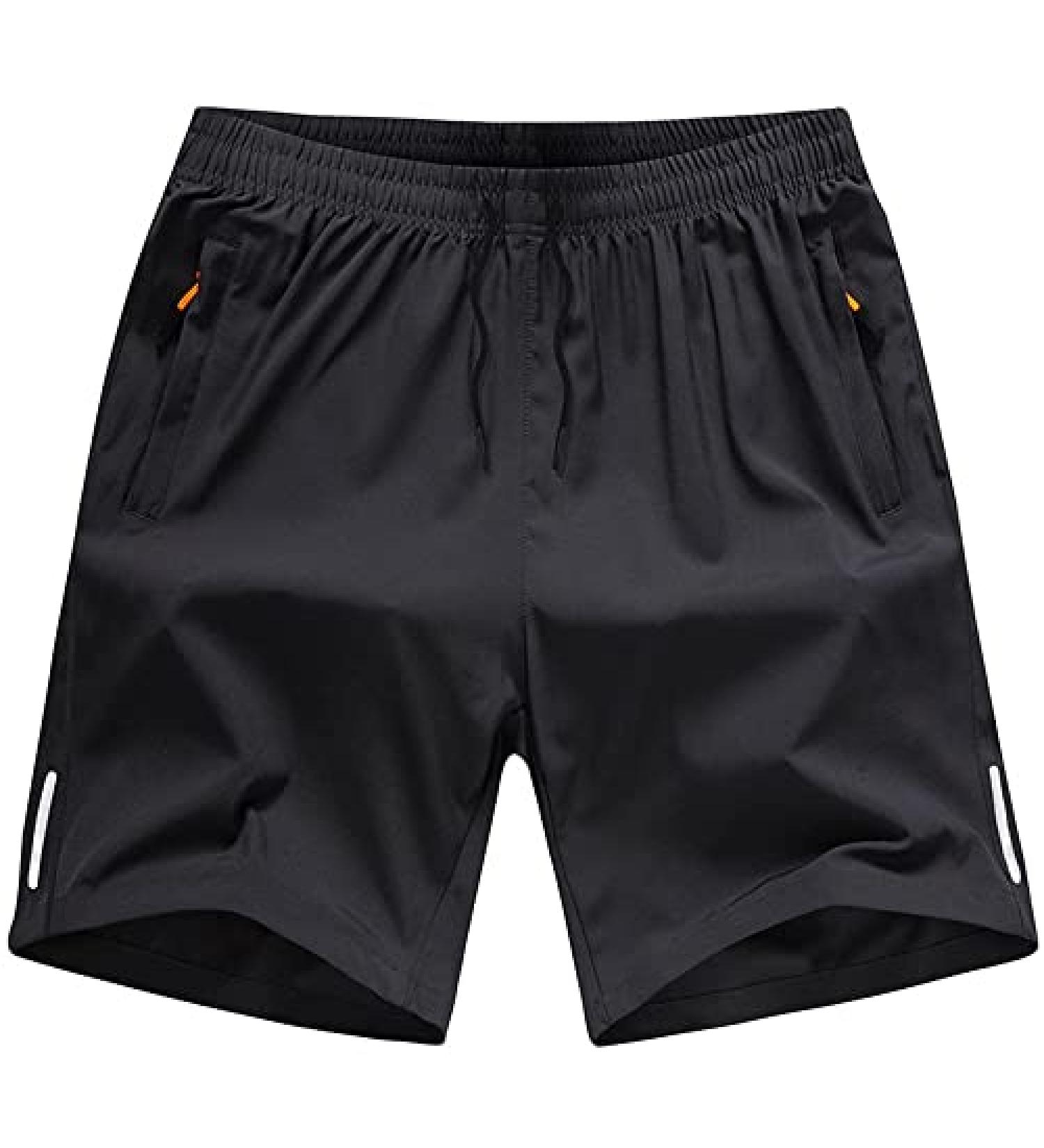 ANHDM Boy's Quick Dry Athletic Shorts 2023 - Black, 8-9 Years - Buy Online on GoSupps.com