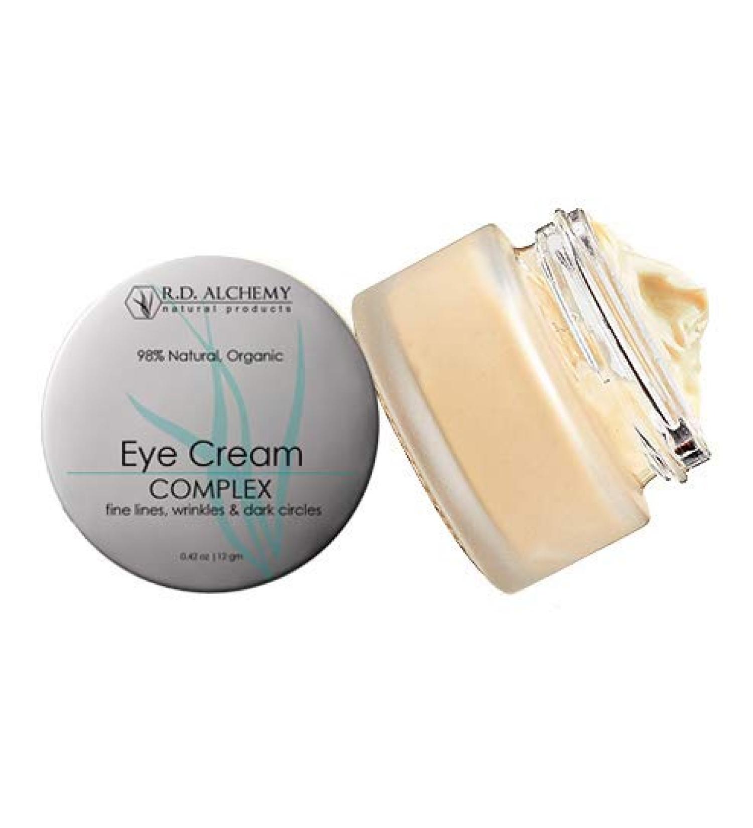 RD Alchemy Natural & Organic Eye Cream Complex - Best for Dark Circles, Wrinkles & Eye Bags. Anti-Aging Retinol & Peptides for Brighter, Smoother Skin. Suitable for All Skin Types - Buy Online on GoSupps.com