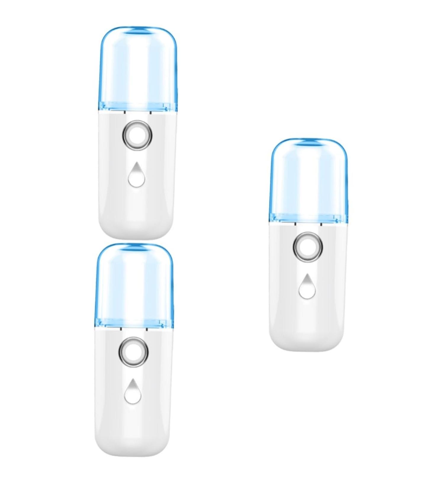 FRCOLOR 3pcs Nano Water Replenishing Instrument Steamer Portable Mini Facial Cooling Steamer Nano Hydrator - Buy Online on GoSupps.com