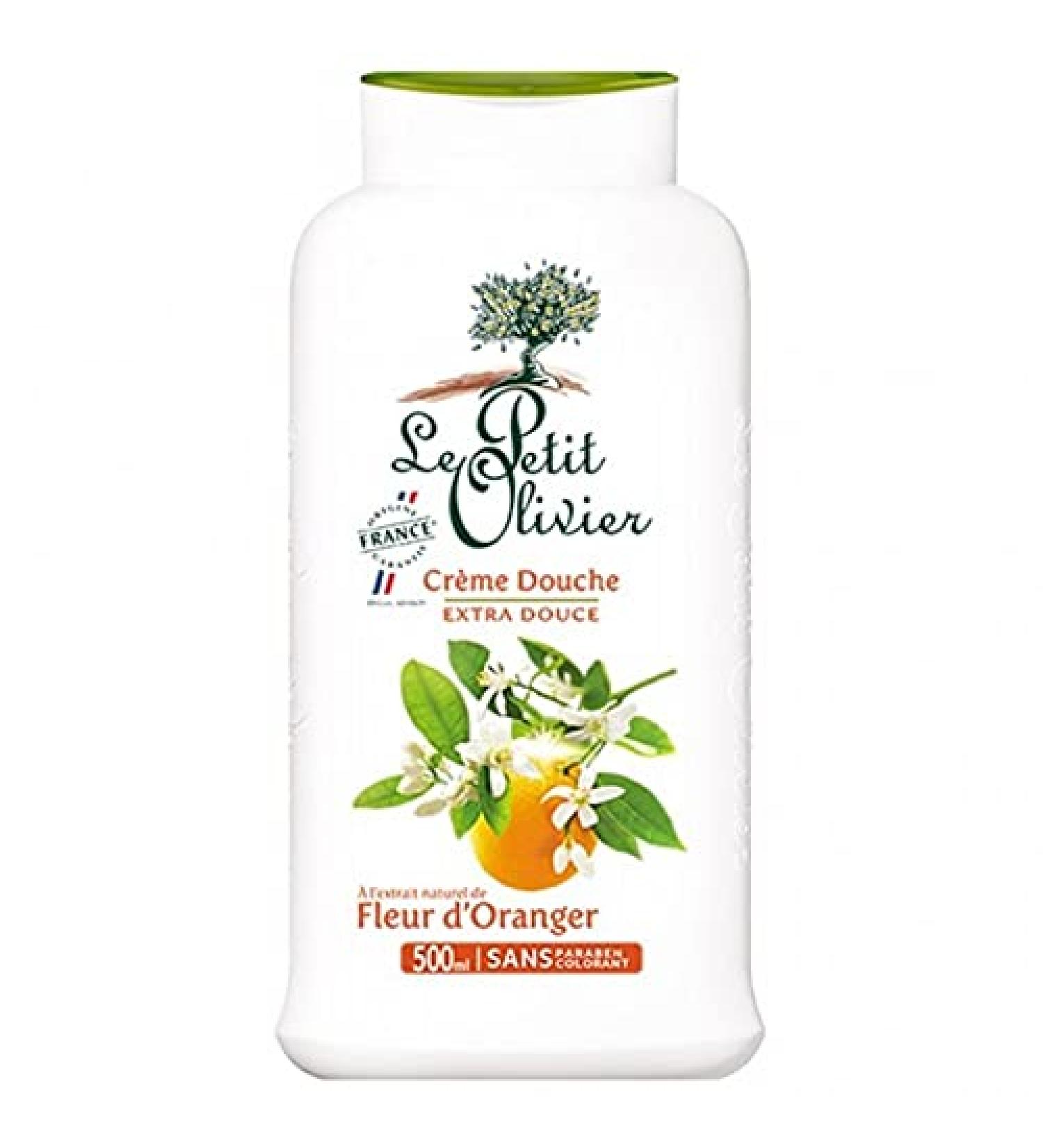 Little Olive Tree Le Petit Olivier Shower cream extra soft with natural extract orange blossom 500 ml 4 pieces