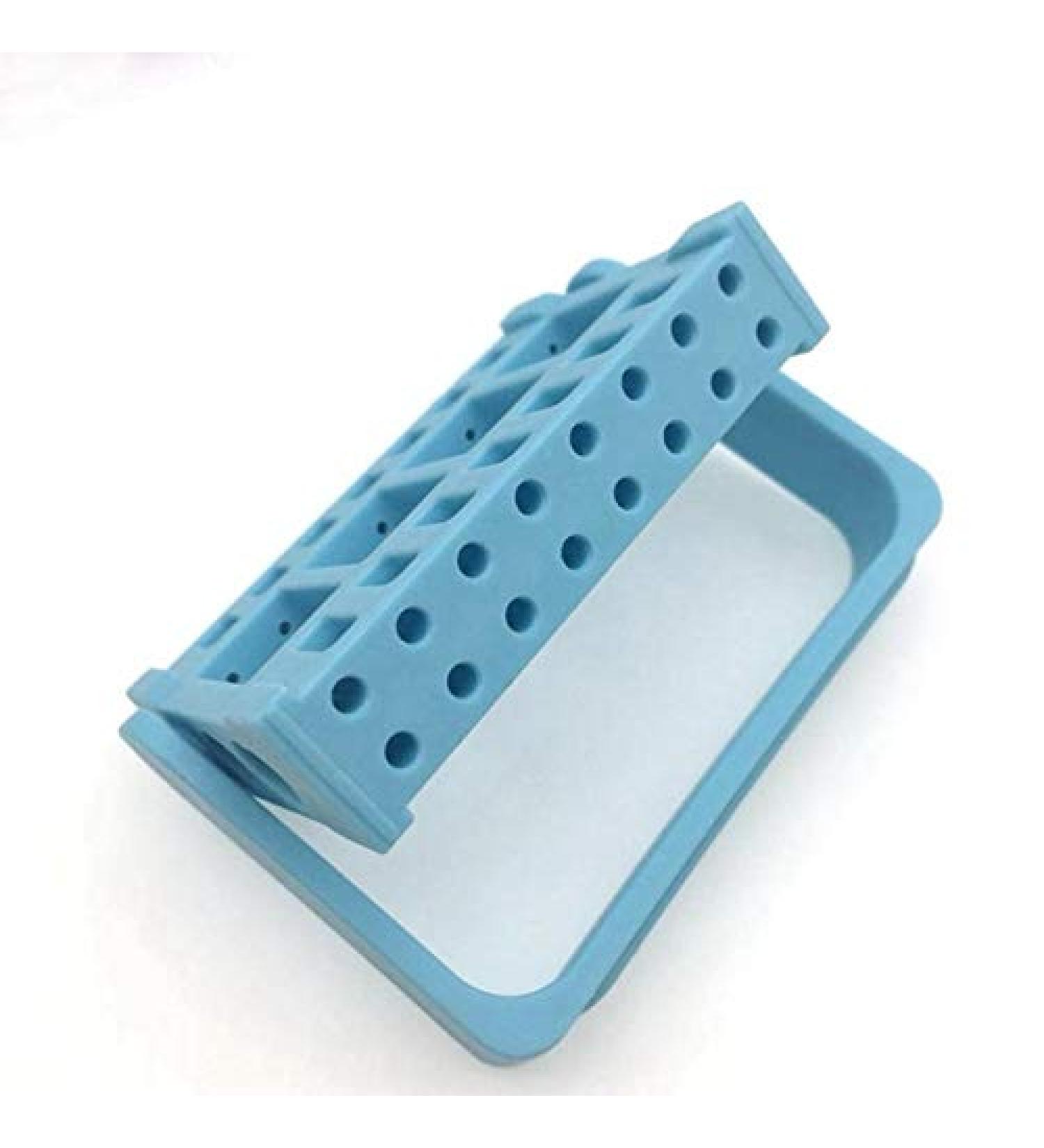 1pc Professional 16 Holes Nail Drill Bits Holder Display for Electric Bur Exhibition Displayer Manicure Nail Art Tools - (Color: LB) - Buy Online on GoSupps.com