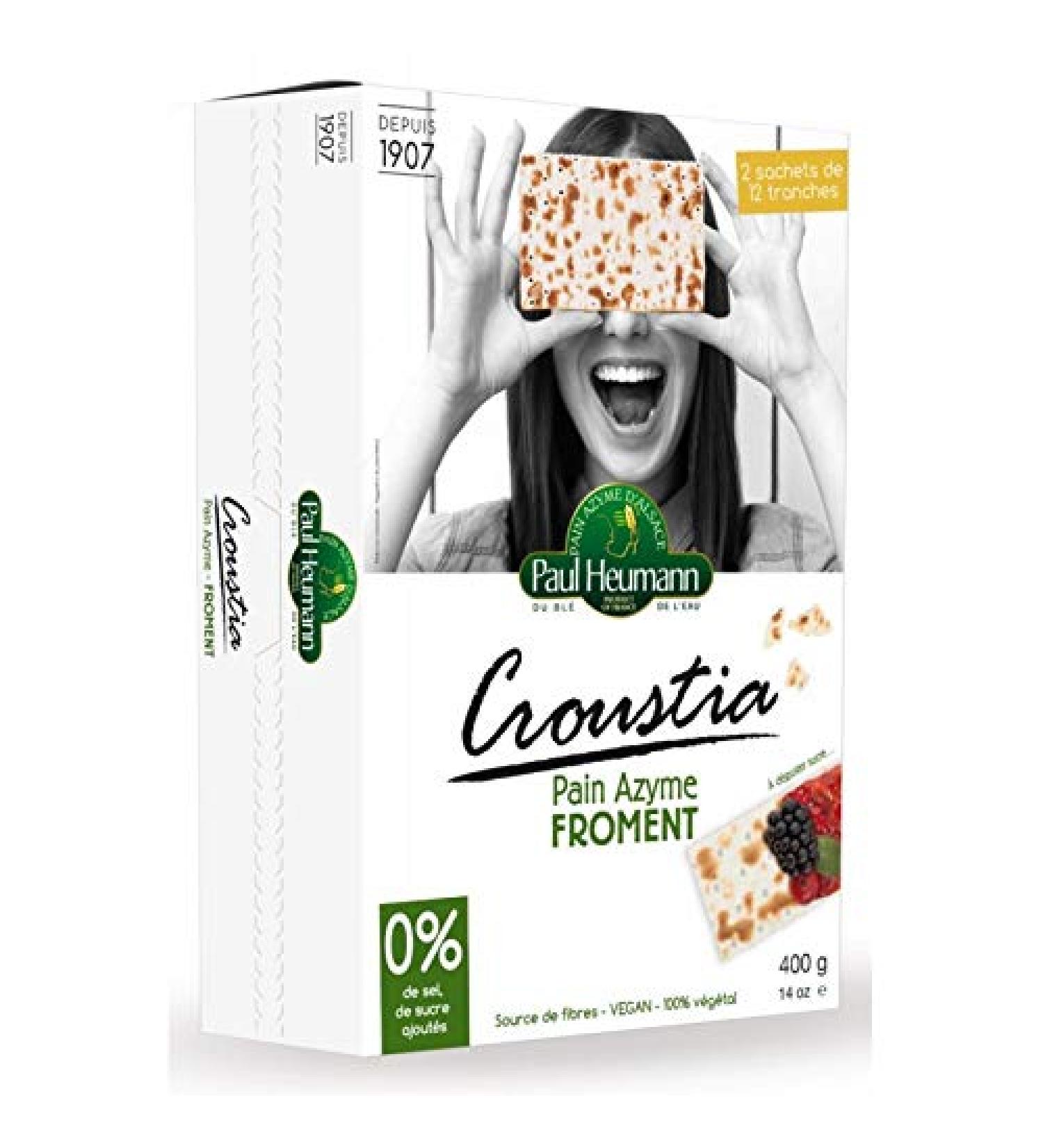 Paul Heumann - Croustia Bread Azyme Wheat 400 g - Pack of 3 - Buy Online on GoSupps.com