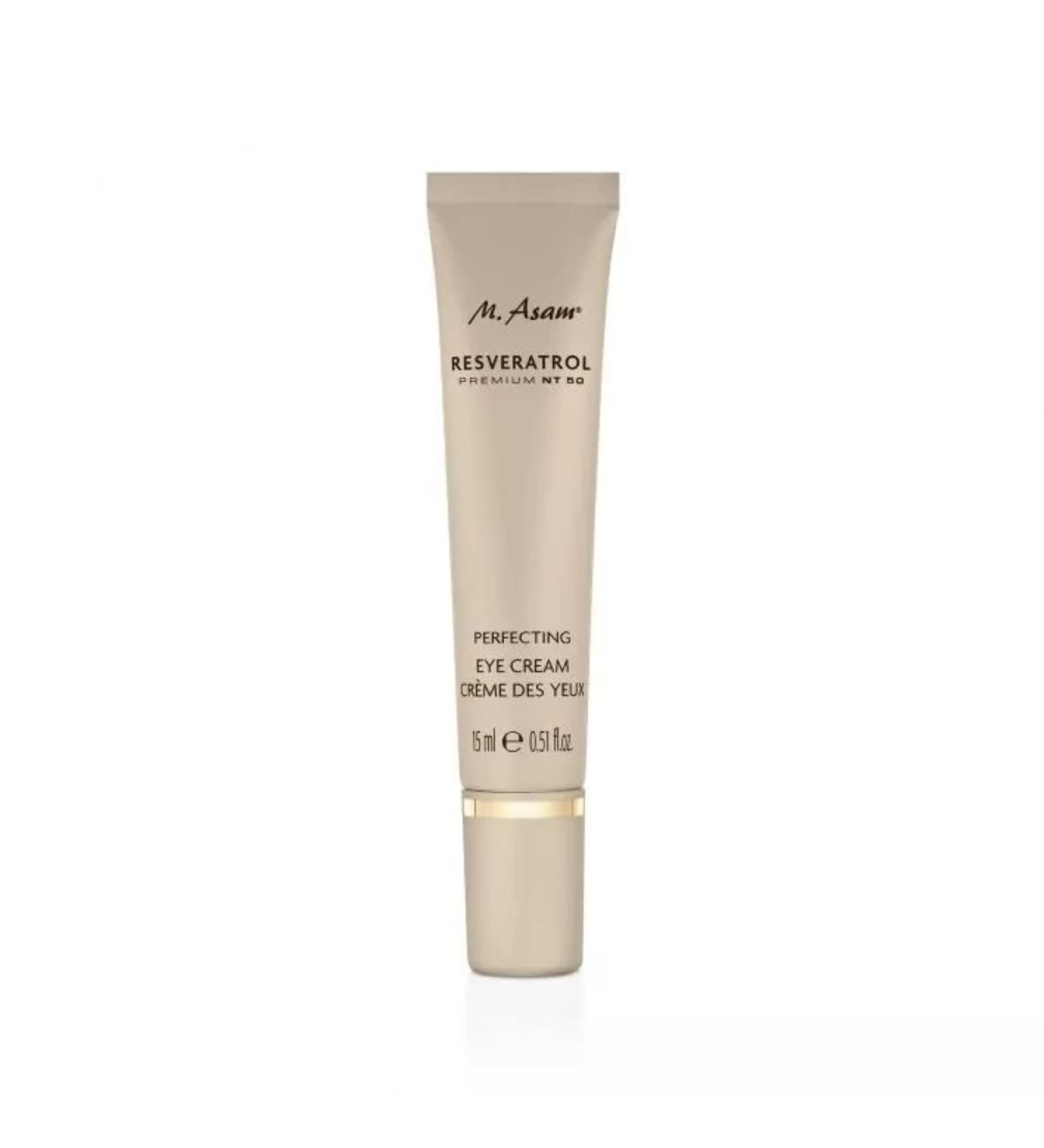 M. Asam Resveratrol Anti-Aging Eye Cream 15ml - Premium NT50 Smoothes Wrinkles & Tightens Skin - Buy Online on GoSupps.com