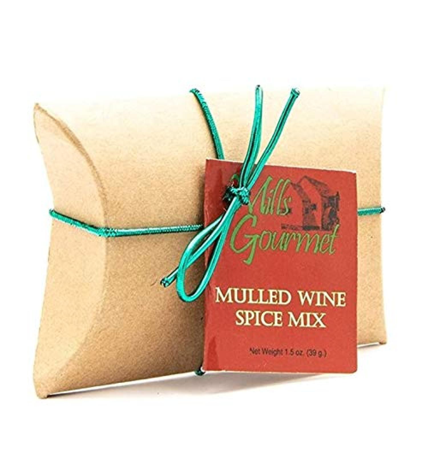 Mills Gourmet Mulled Wine Spice | With Flavors of Cinnamon and Clove | All Natural and Fresh Ingredients - 1.5 oz Mix (39 grams)