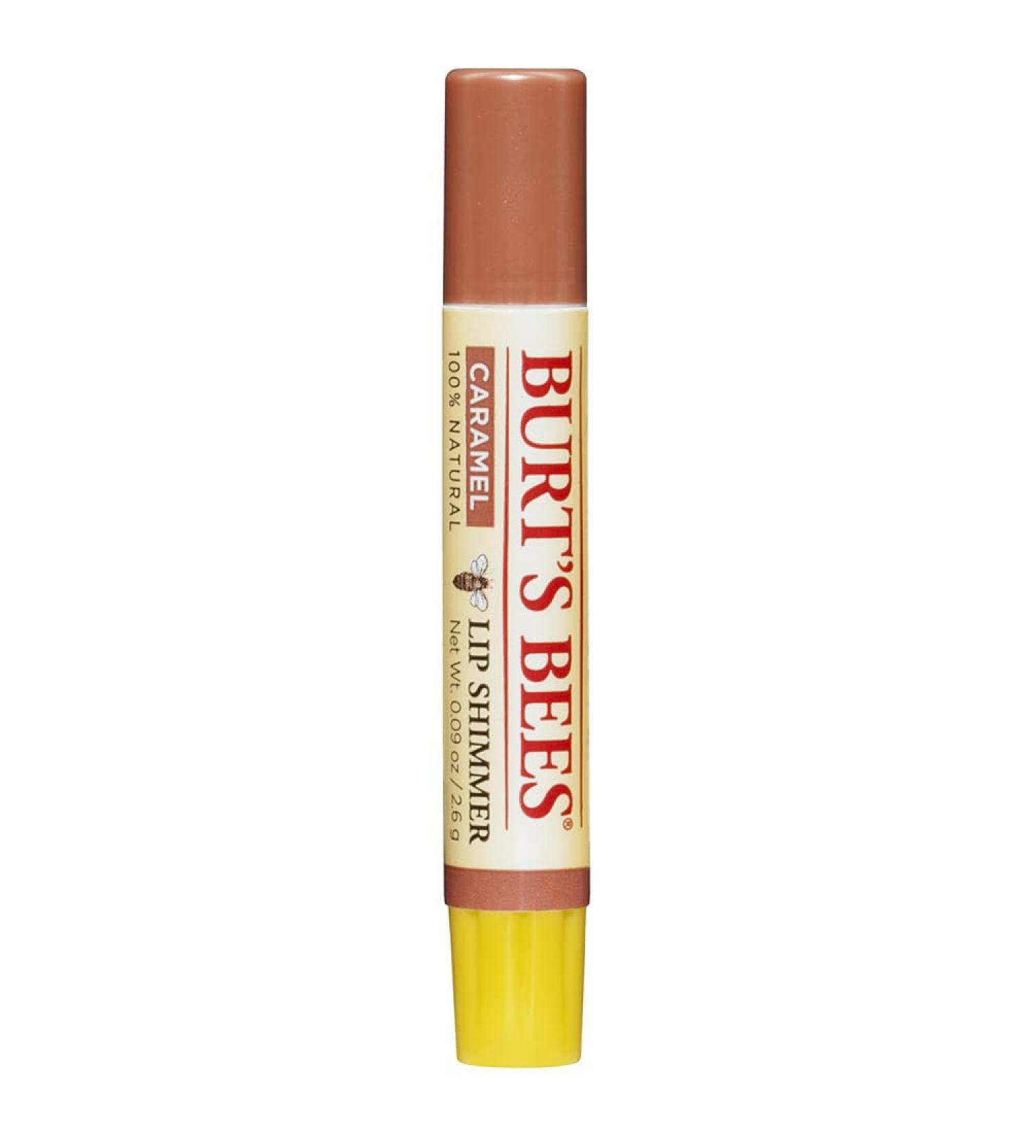 Burt's Bees Lip Shimmer Caramel 0.09oz - Natural Moisturizing Lip Balm - Pack of 1 - Buy Online on GoSupps.com
