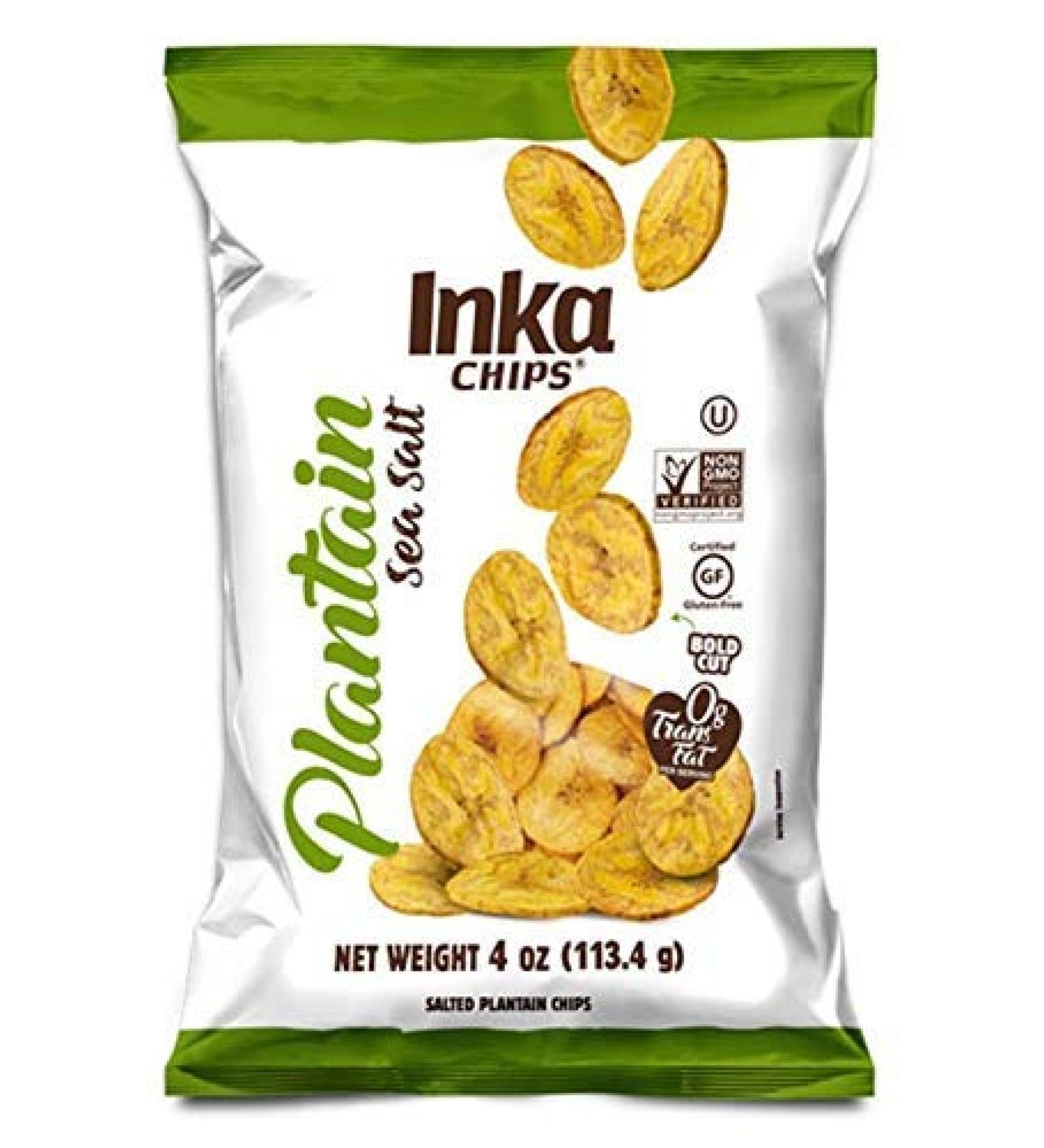 Inka Crops Roasted Plantains - 4oz Bags (Pack of 12) | Healthy Snack - Buy Online on GoSupps.com
