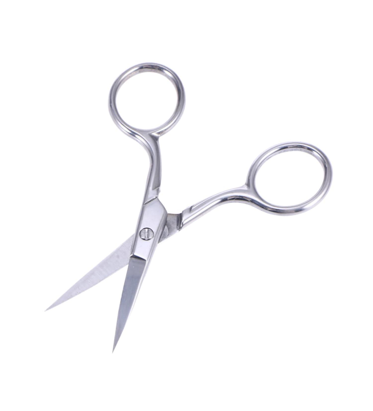 FRCOLOR Eyebrow Scissors Hair Scissors Hair Mustache Small Trimming Nail Safety Nose Hair Facial Trimmer Double Eyelid Sticker Mens Eyelash - Buy Online on GoSupps.com