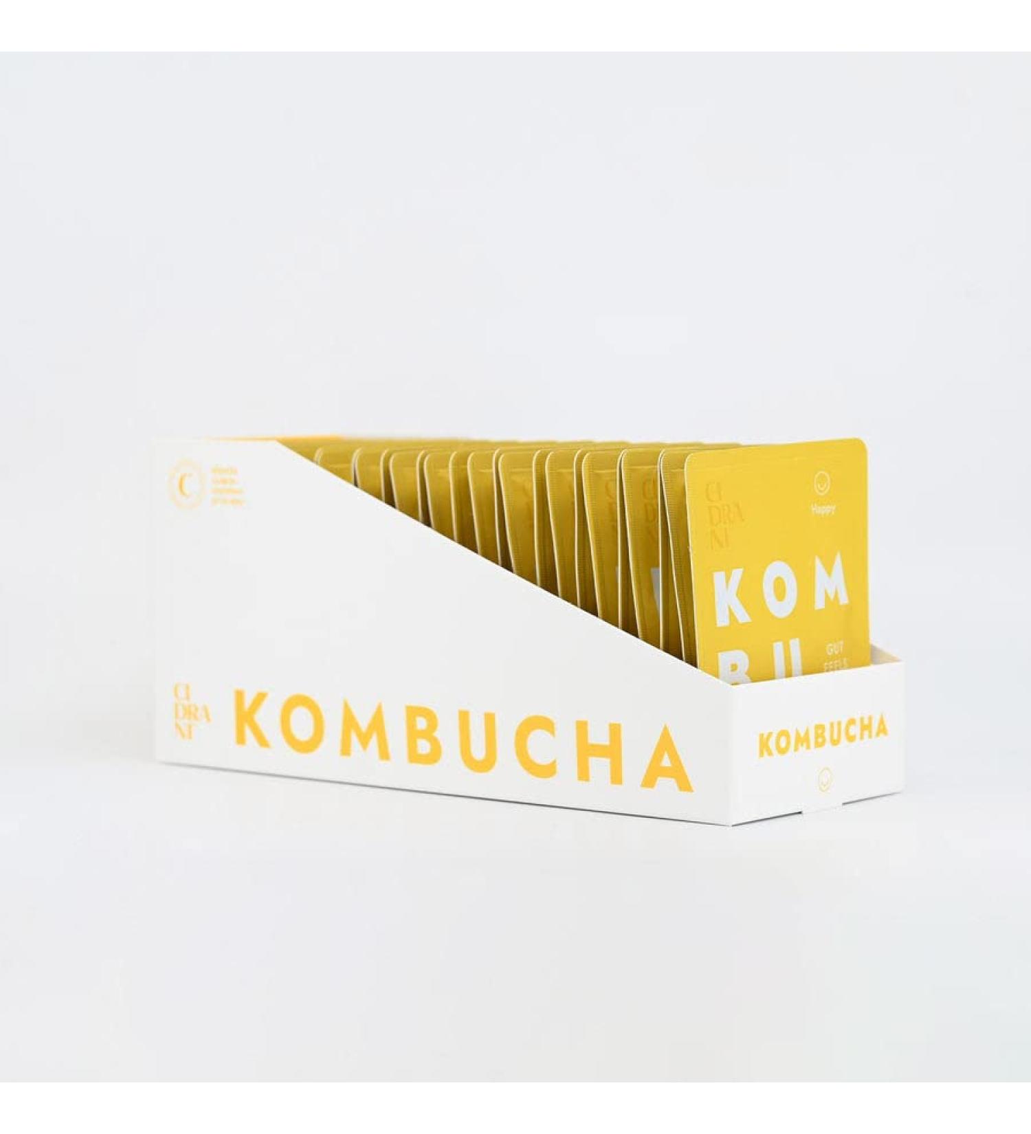 Cidrani Kombucha Calm - Water-Soluble Gluten-Free & Lactose-Free Fermented Drink (30 x 17ml Bags) - International Shipping Available - Buy Online on GoSupps.com