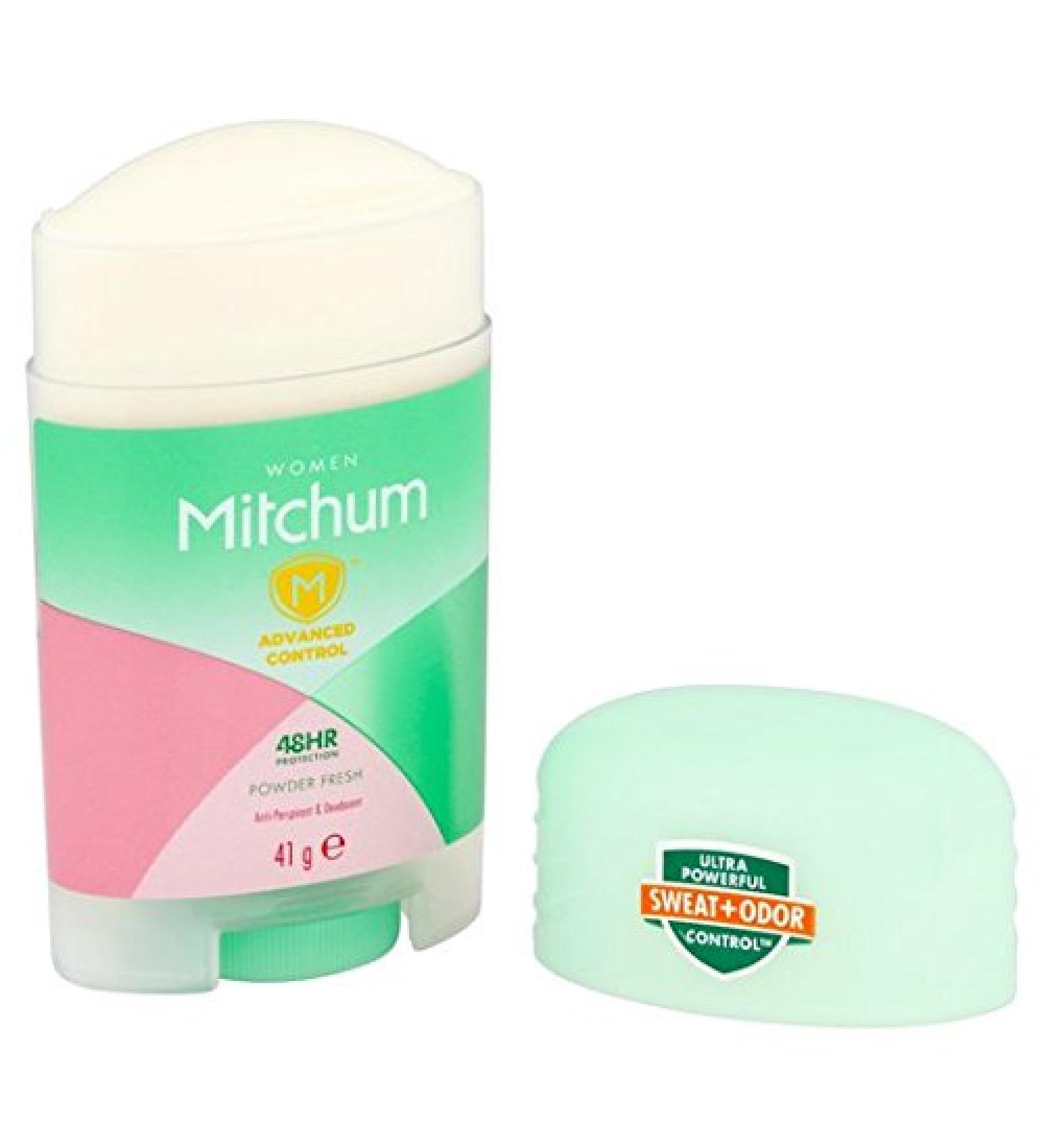 Poudre Avanc e Mitchum D odorant Anti-Transpirant Frais Stick 41G