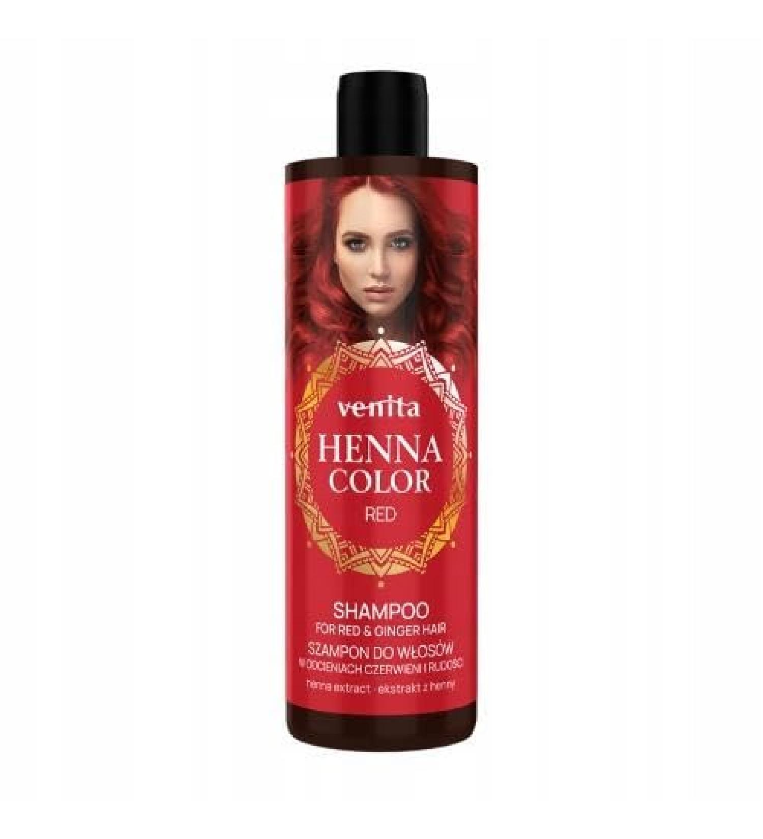 Venita Henna Color Tinted Shampoo Red 300ml