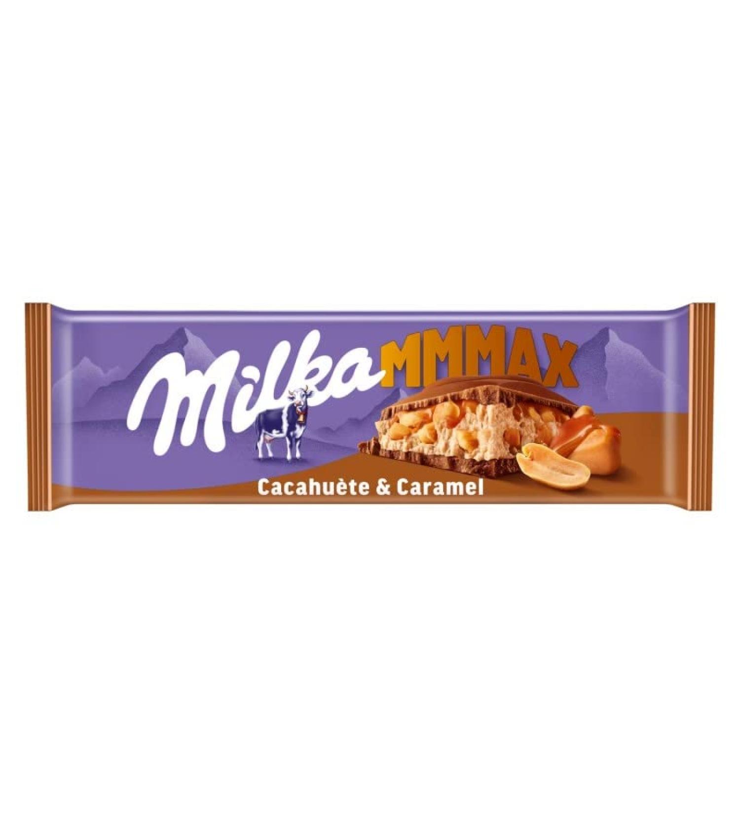 G n rique Milka - Peanut and Caramel Tablets 276 g - Pack of 4 - Sold as a Set