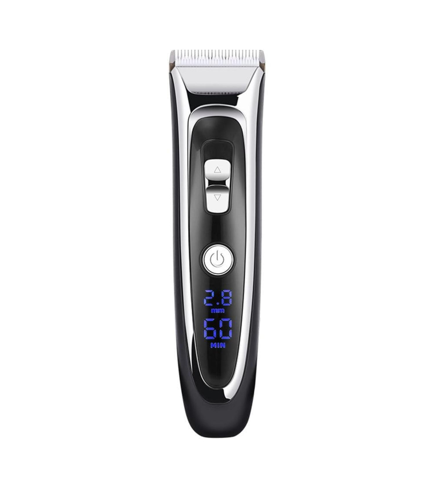 Professional Digital Trimmer | Rechargeable Electric Hair Clipper for Men | Cordless Haircut with Adjustable Ceramic Blade RFC-688B - Buy Online on GoSupps.com
