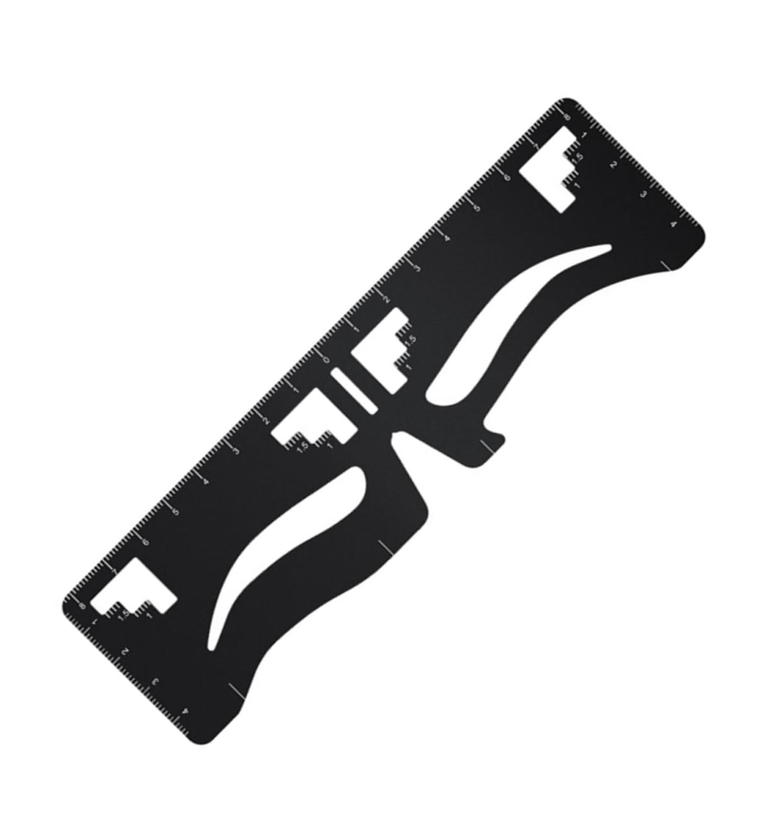 Amosfun Eyebrow Design Eyebrow Card Makeup Kits Guide Measuring Tool Reusable Eyebrow Stencil Supplies - Buy Online on GoSupps.com