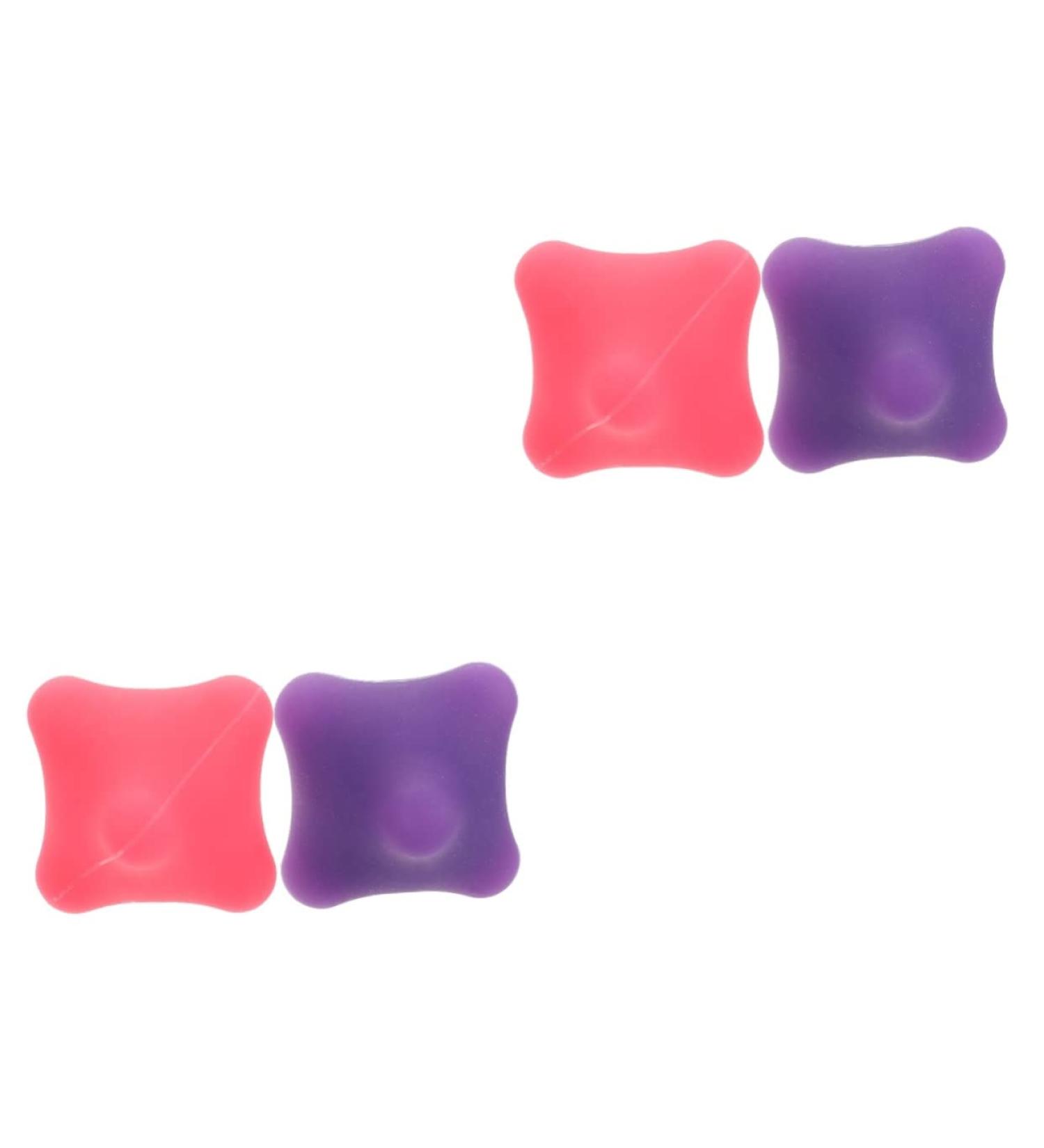Beaupretty 4-Piece Hex-Grip Acupressure Ball Set | Portable Silicone Massage Balls for Trigger Point Therapy | Yoga & Self-Massage Device - 2 Colors Available - Buy Online on GoSupps.com