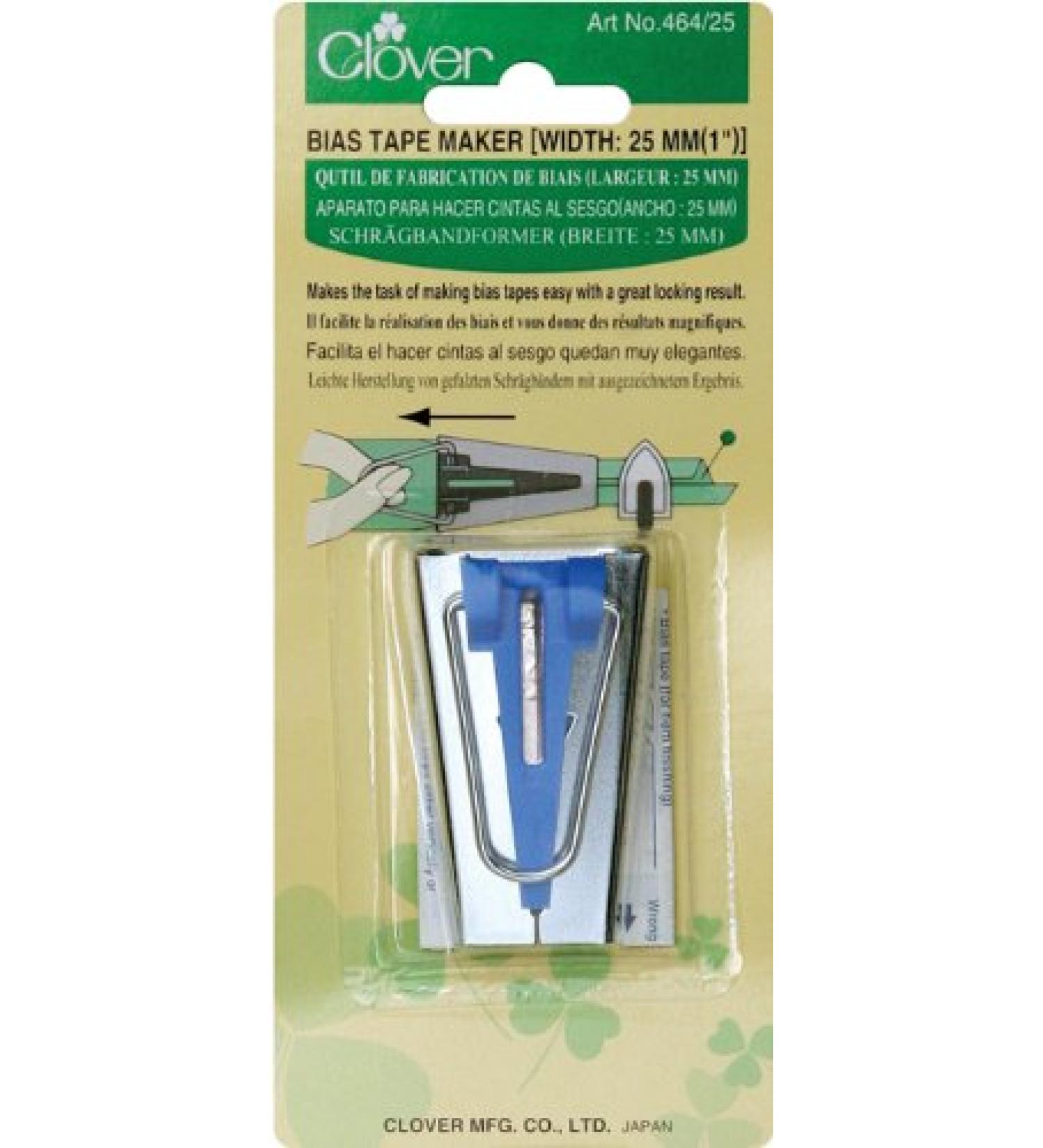 Clover Bias Tape Maker Width: 25mm  25.00mm