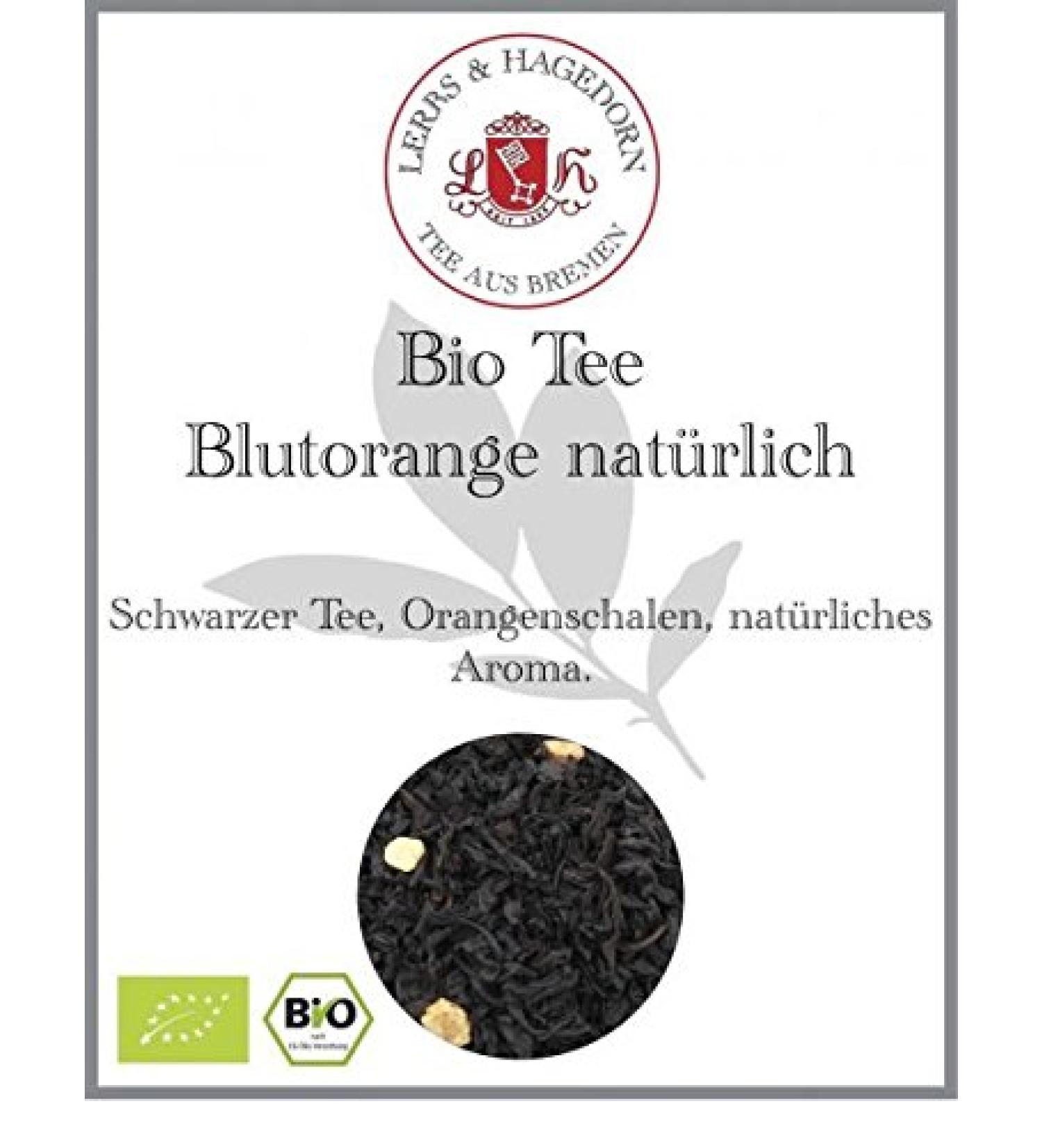  Lerbs & Hagedorn Organic Natural Blood Orange Tea 1kg - Buy Online on GoSupps.com