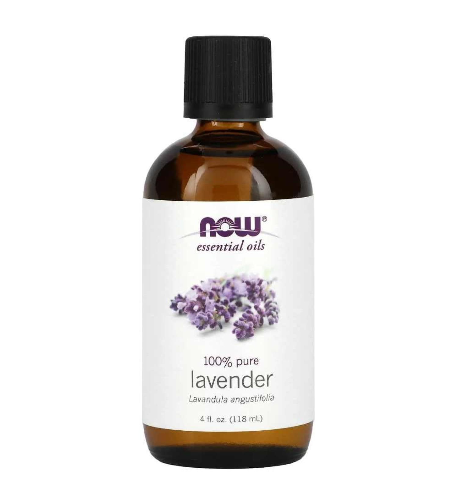 Now Foods Lavender Oil (Lavandula angustifolia)118mL - Buy Online on GoSupps.com