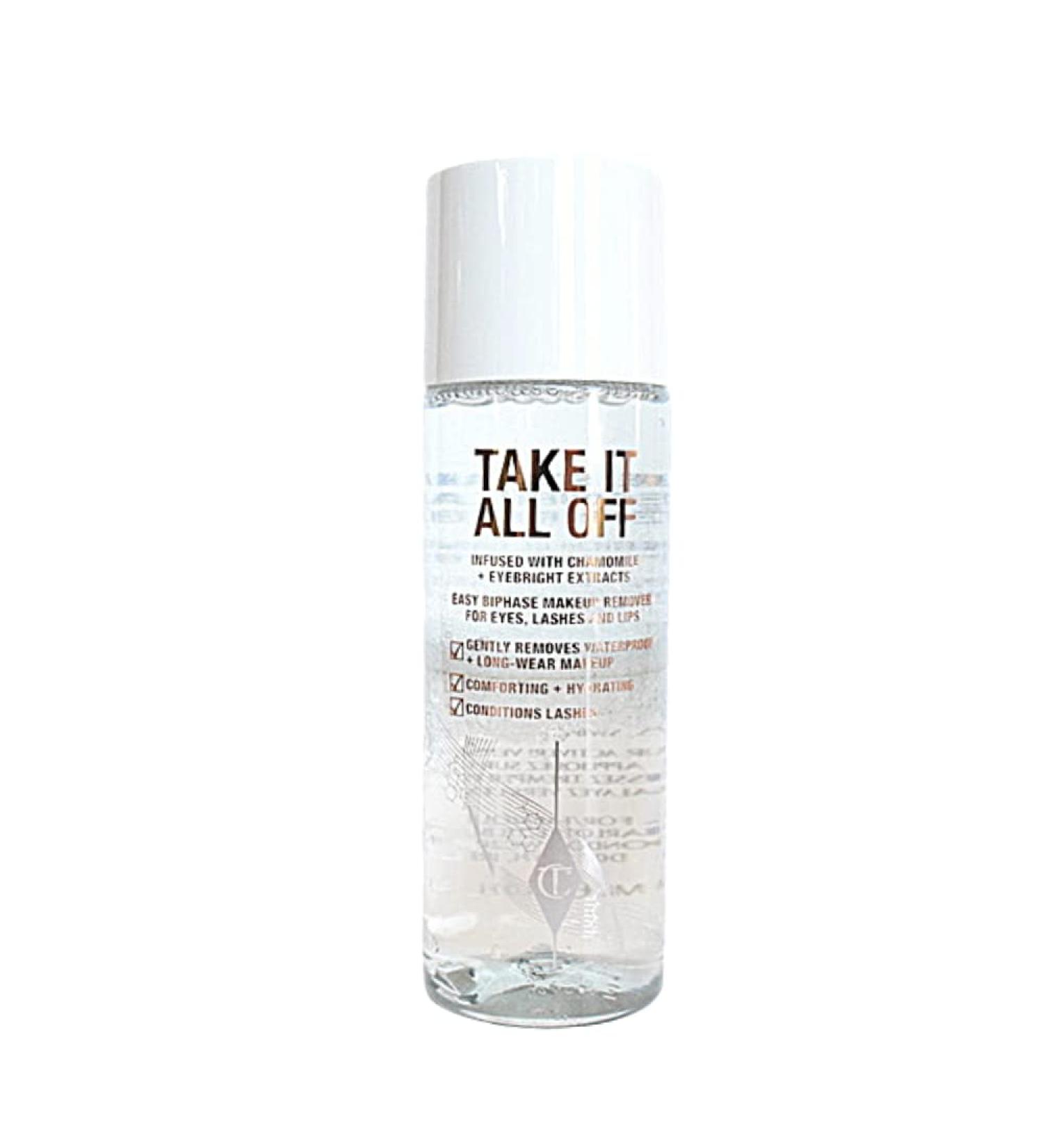 Charlotte Tilbury Take It All Off Makeup Remover - Longwear for Eyes Face & Lips - 4 oz | International Shipping Available - Buy Online on GoSupps.com