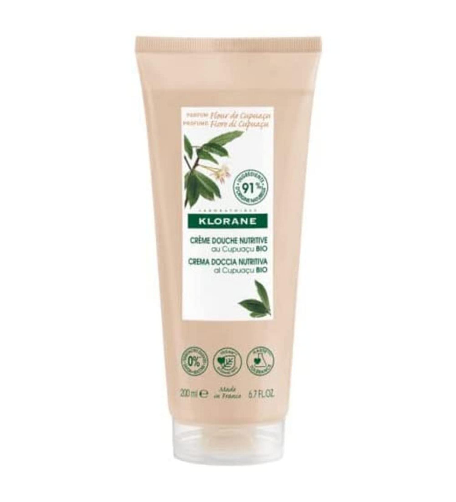 Klorane Nourishing Shower Cream With Cupua u Organic Flower 200ml
