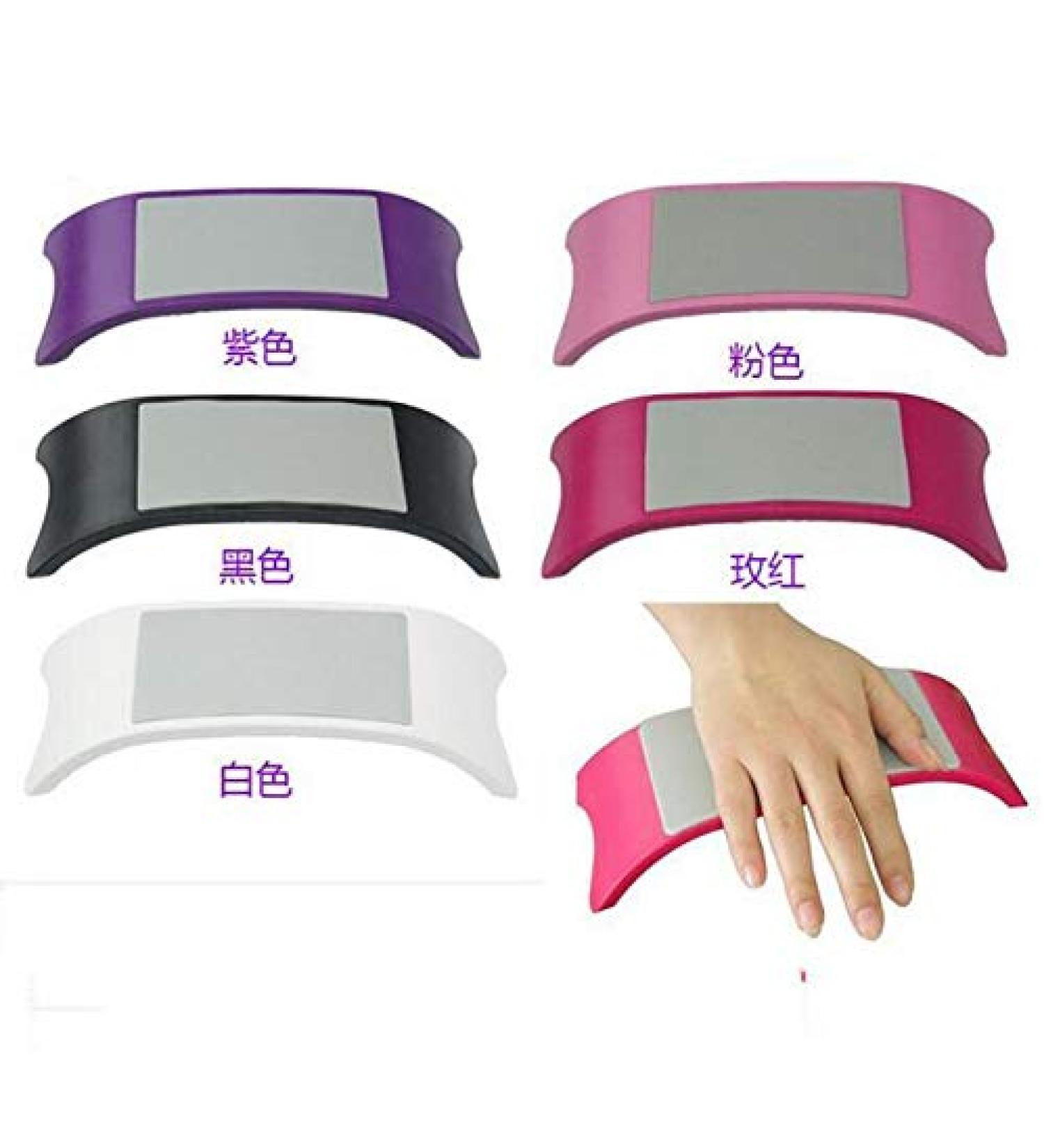 1pc Silicone Nail Art Hand Pillow Nail Art Equipment Manicure Tool Hand Holder Washable Salon Set - (Color: Purple)