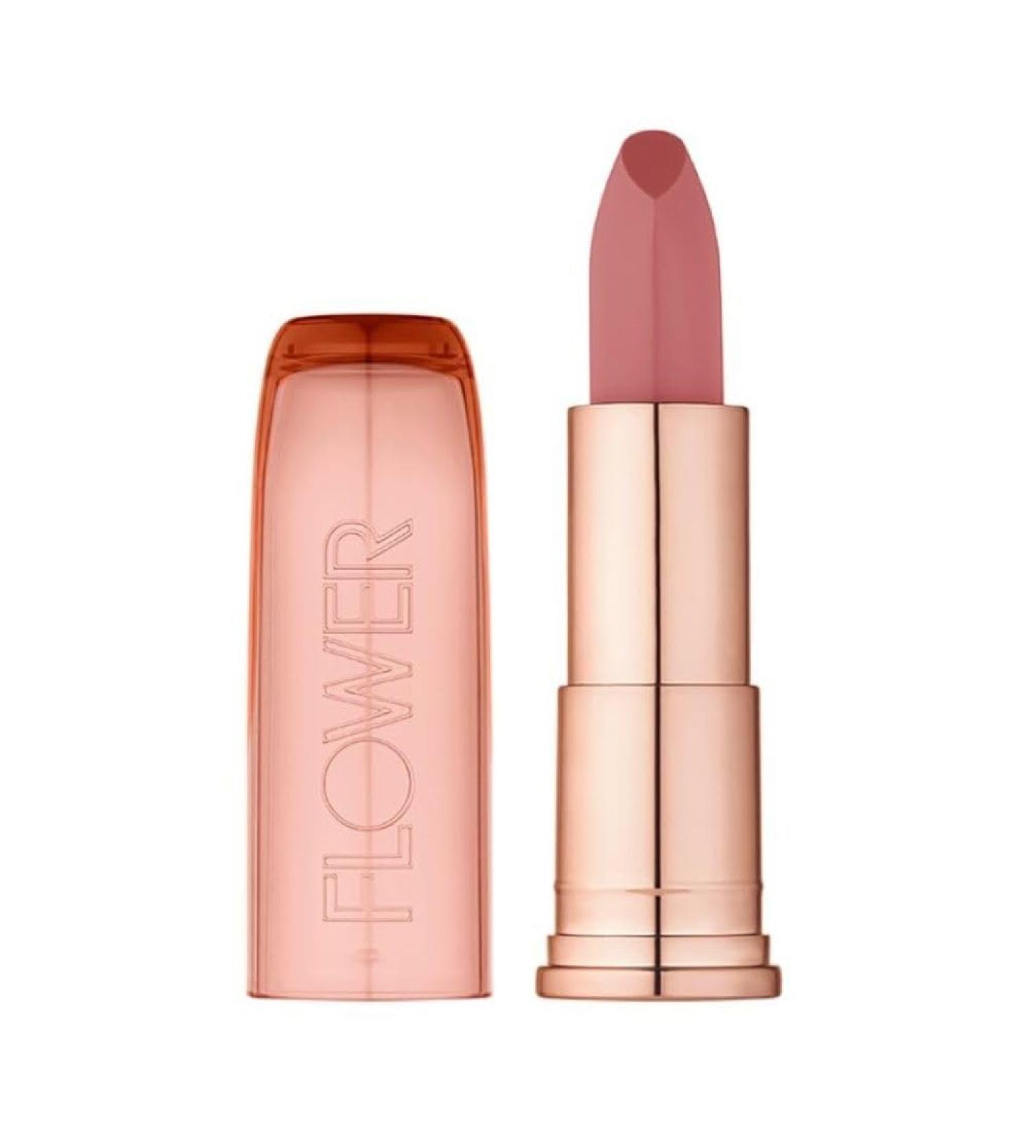 FLOWER Beauty Perfect Pout Moisturizing Lipstick - Hydrating & Creamy Lip Tint by Drew Barrymore - Vegan Cruelty-Free Natural Shine - Shop Internationally - Buy Online on GoSupps.com