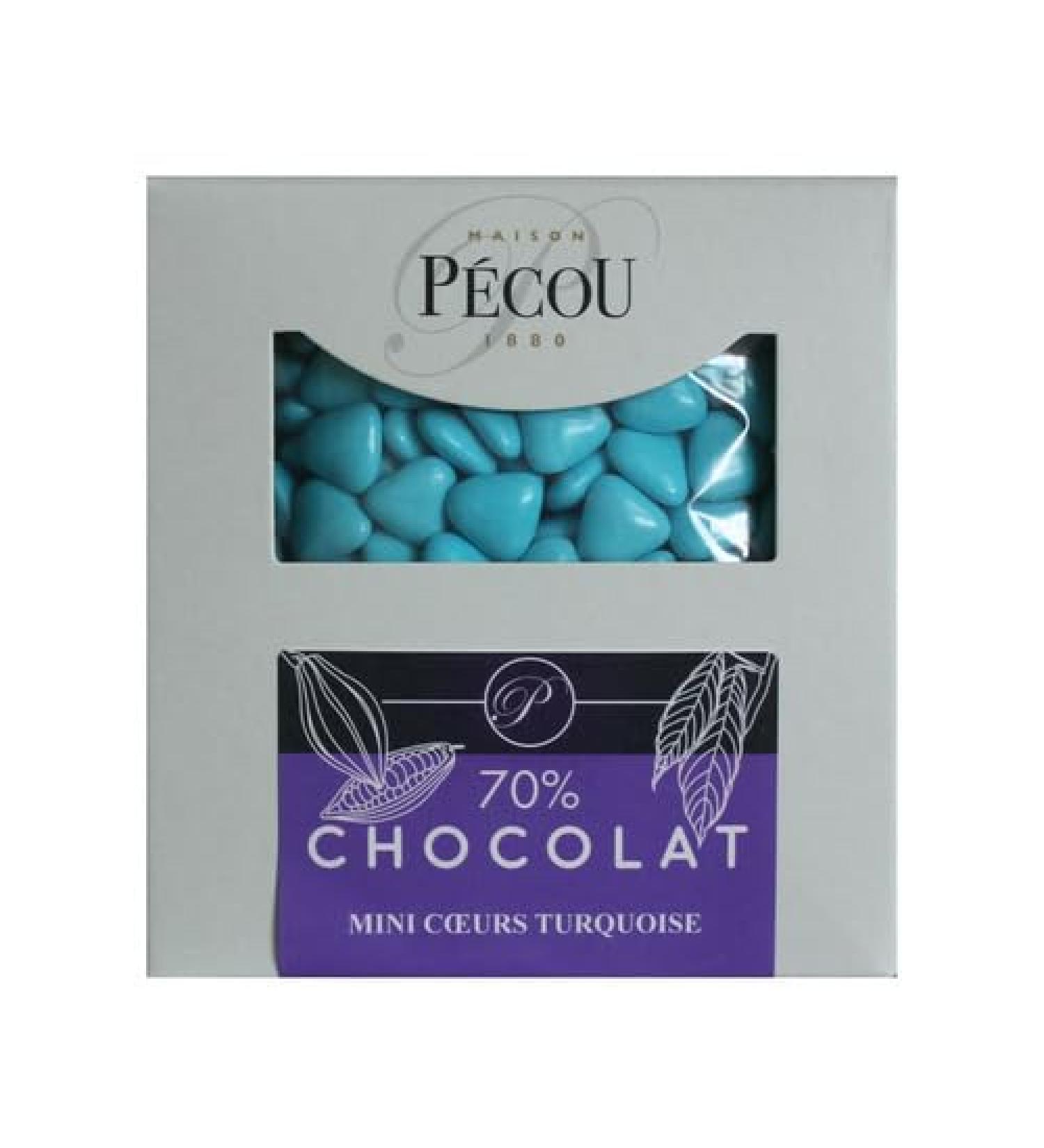 Mini Turquoise Hearts 1Kg