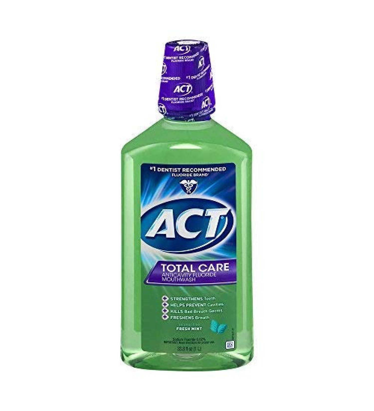Act Tc Frsh Mnt Rinse Size 33.8z Act Total Care Fresh Mint Mouthwash