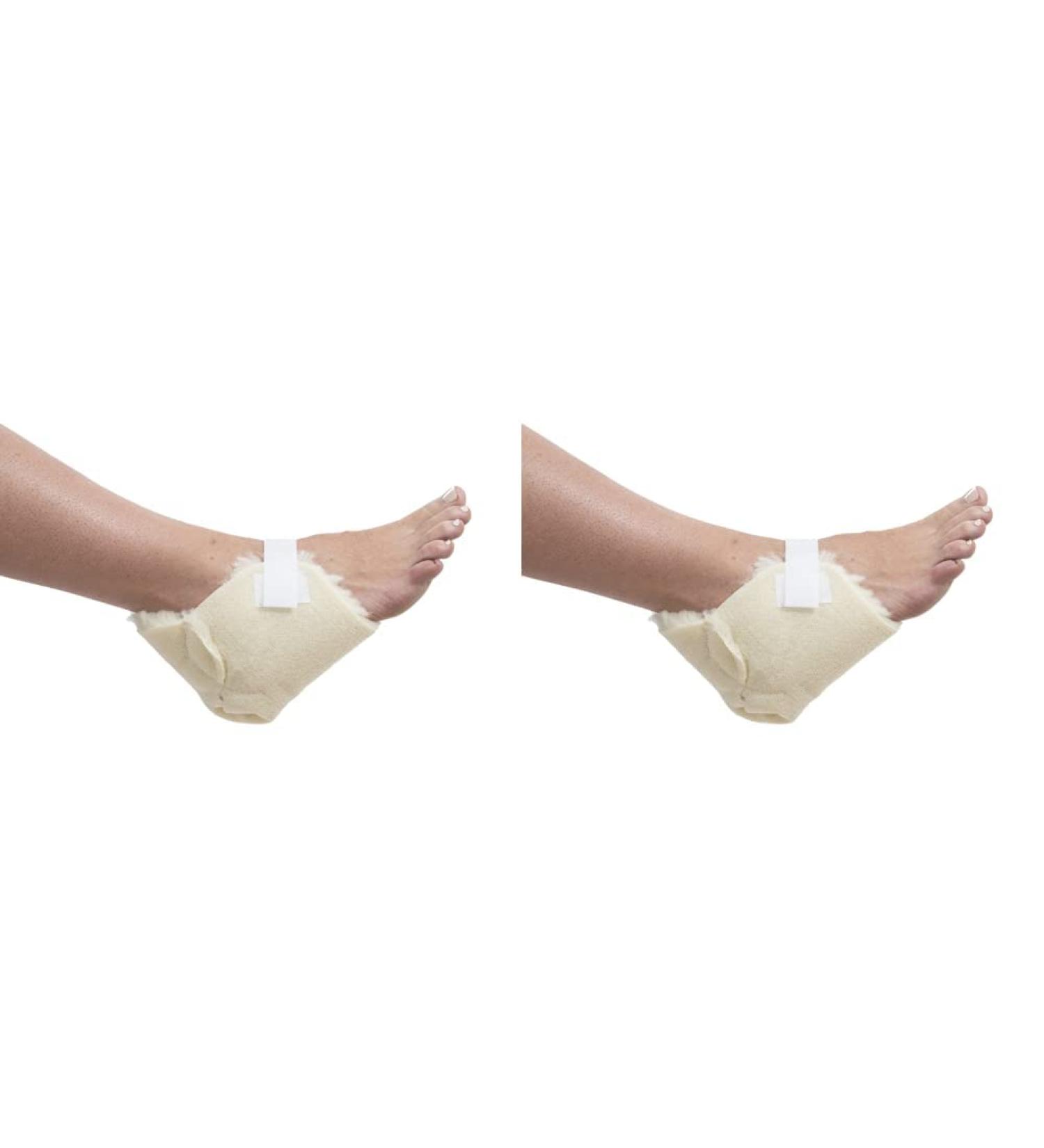 Essential Medical Supply Sheepette Heel Protectors - Pack of 2 | 2 Count - Buy Online on GoSupps.com