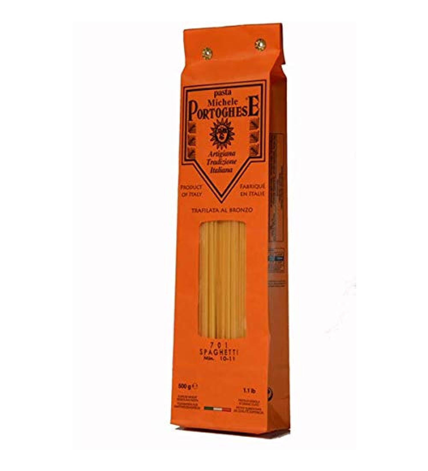 Michele Portoghese Spaghetti Pasta from Italy durum wheat semolina slow drying 500 g