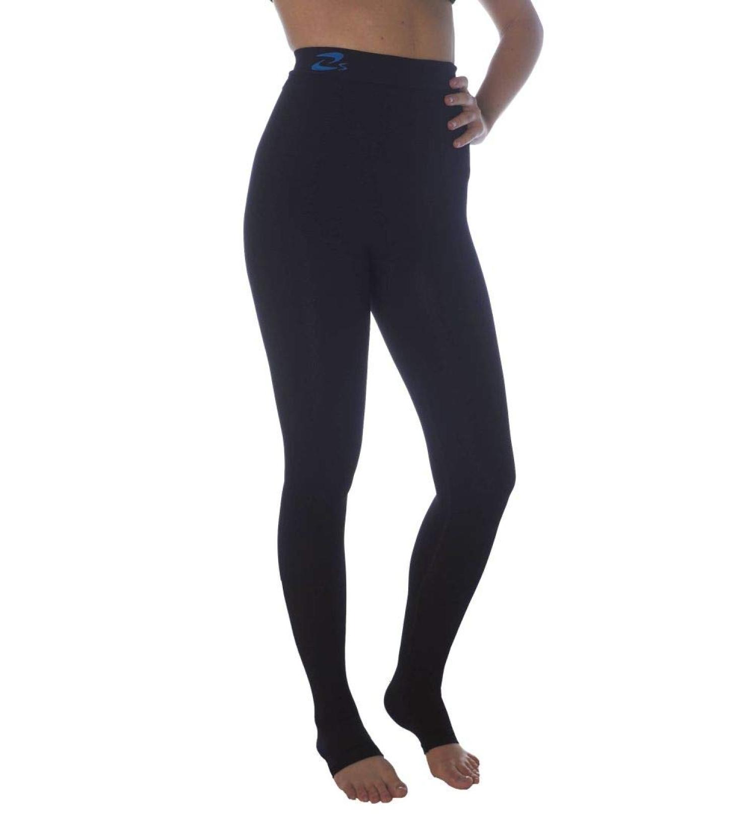 CzSalus Compression Leggings for Lipedema & Lymphedema Slimming Support (Kl1 18-21 mmHg) Medium Short Black - Shop Internationally - Buy Online on GoSupps.com