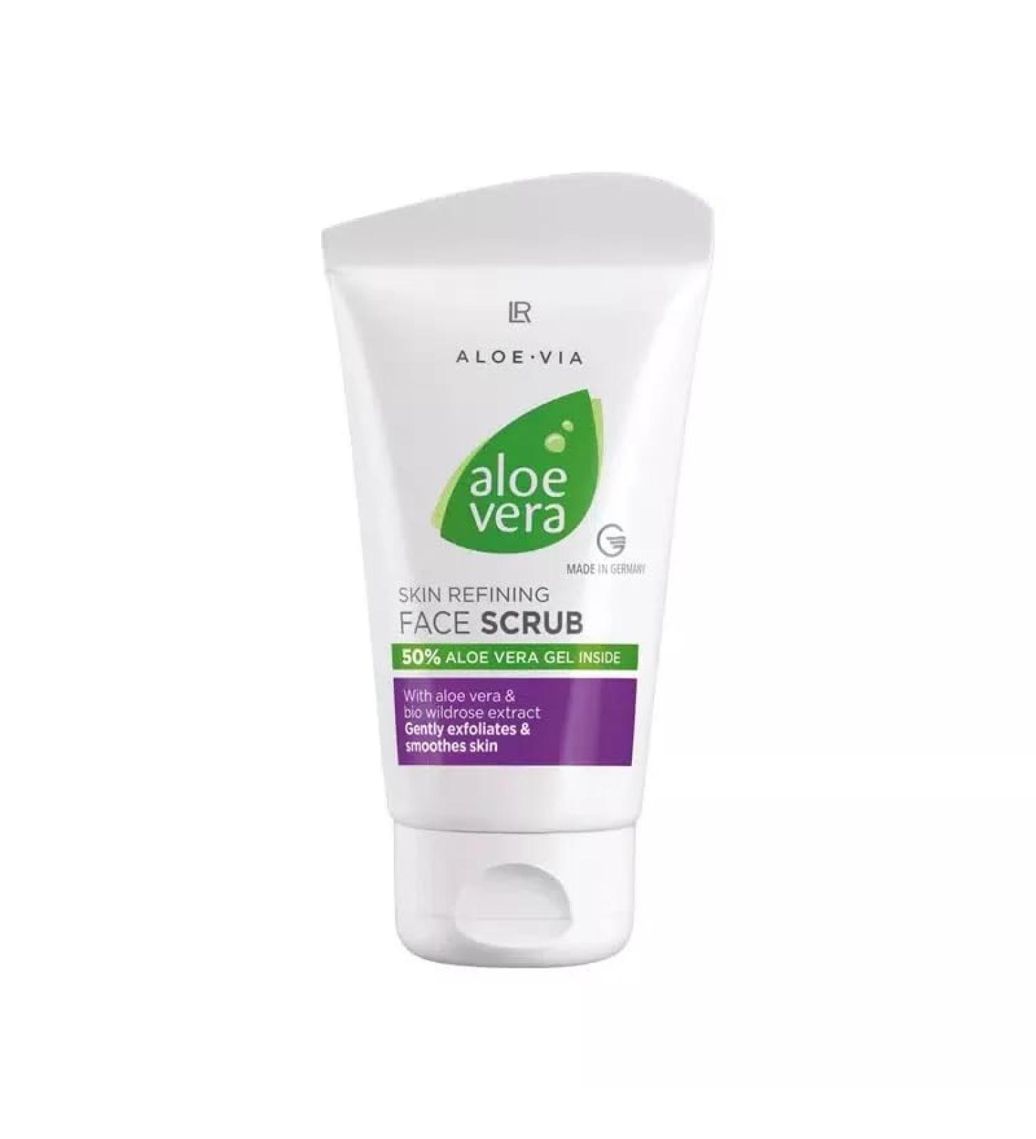 LR Health&Beauty Aloe-Via Aloe Vera Skin Refining Gentle Scrub Peeling Face Day Care 75 ml./2.5 fl.oz.