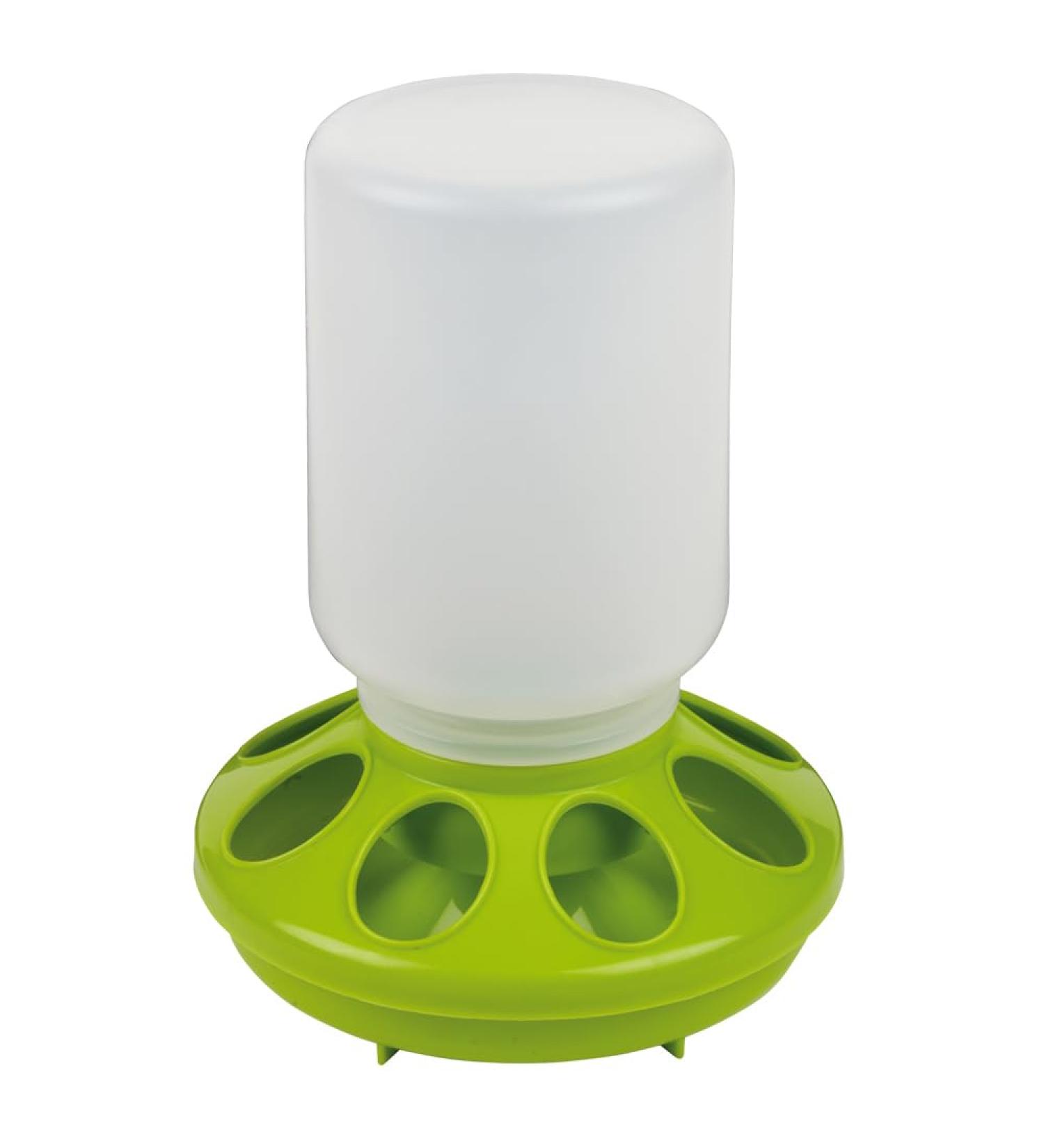 Nobby chick feeder plastic 1 kg 15.5 x 20.5 cm green