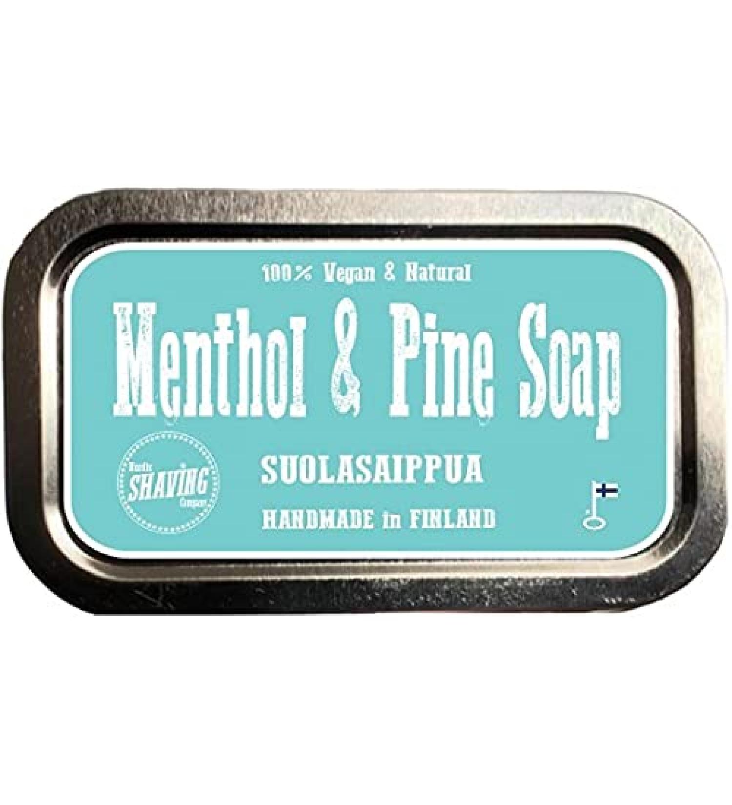 Nordic Shaving Menthol & Pine Soap bath soap 80 g unique standard
