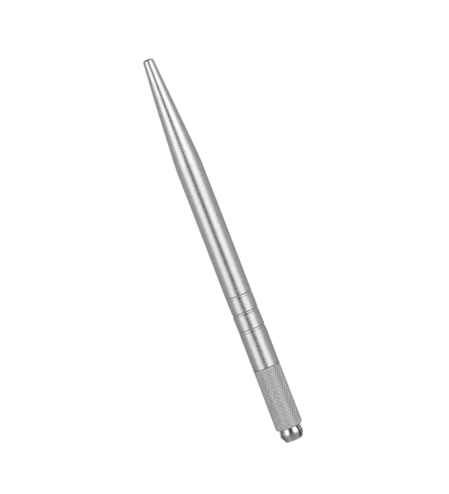 WOONEKY 1pc Pointed Manual Slender Eyebrow Silver Thin Single-end Multifunction Pen Embroidery - Buy Online on GoSupps.com