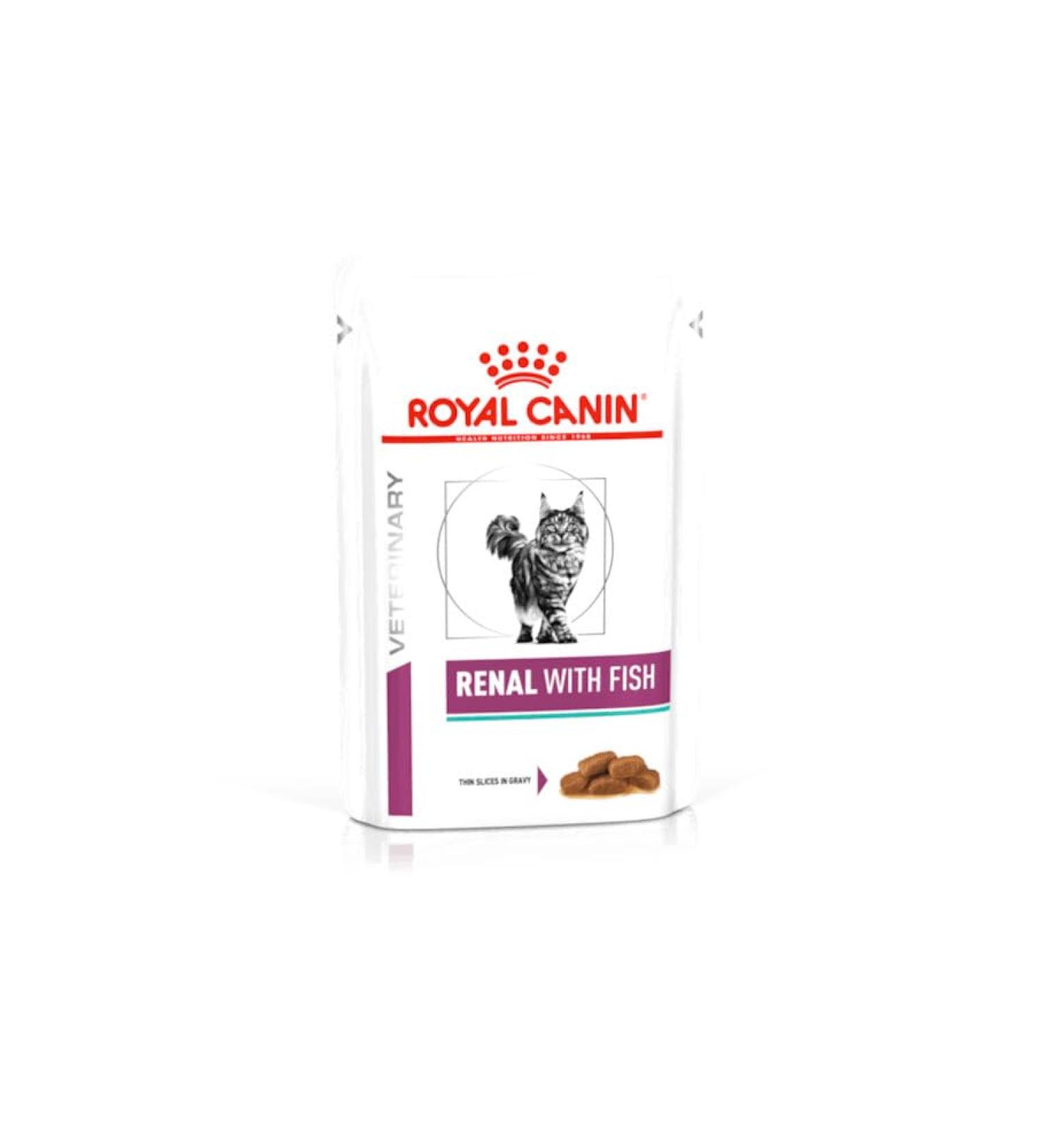 ROYAL CANIN Renal Feline Tuna Cat Food 85 g (Pack of 12) - Buy Online on GoSupps.com