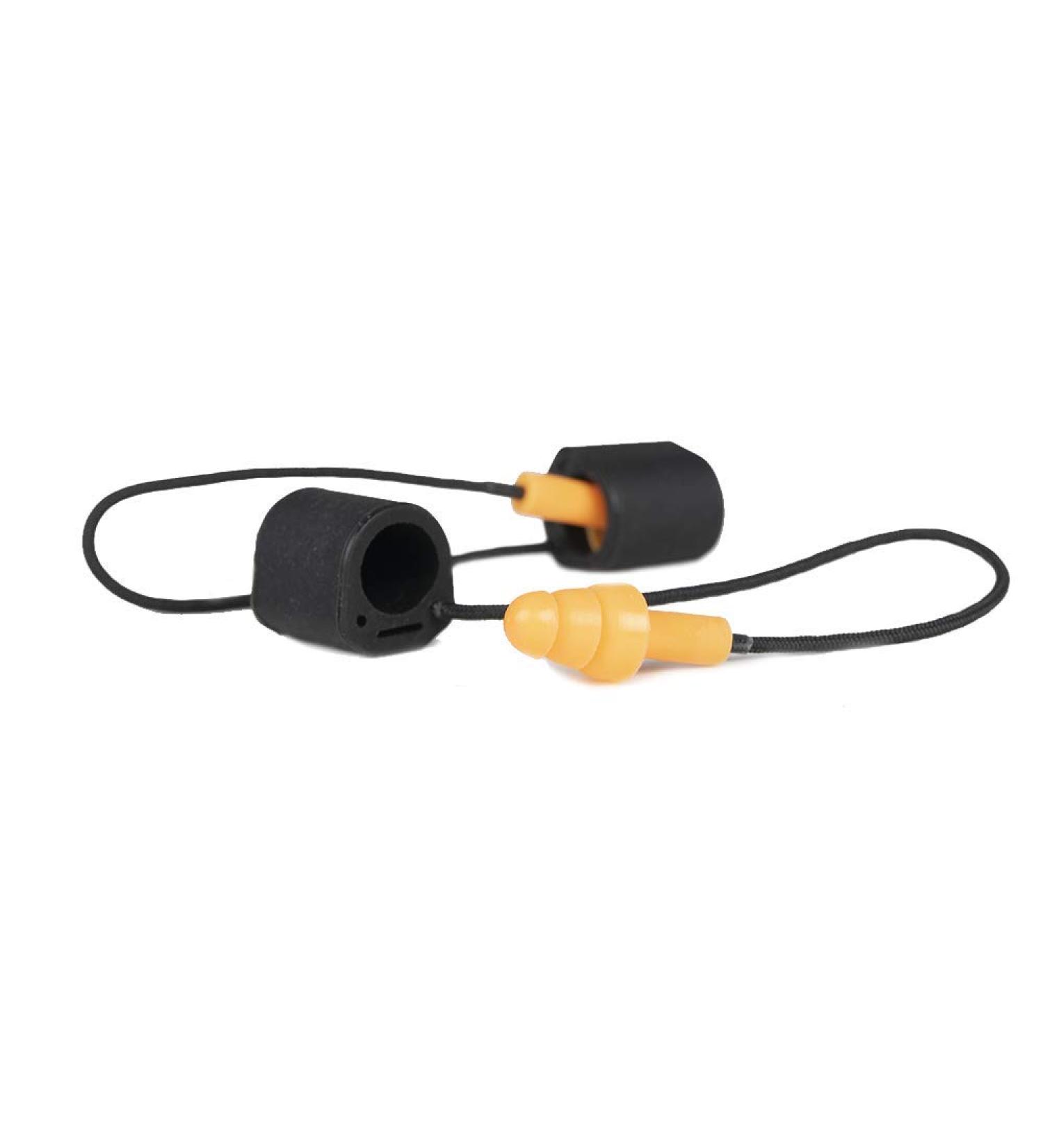 Earplugs with Safety Glasses Attachment | 27/29 NRR Hearing Protection | Plug Storage Case | Safety Wear for Eyewear and Sunglasses - Buy Online on GoSupps.com