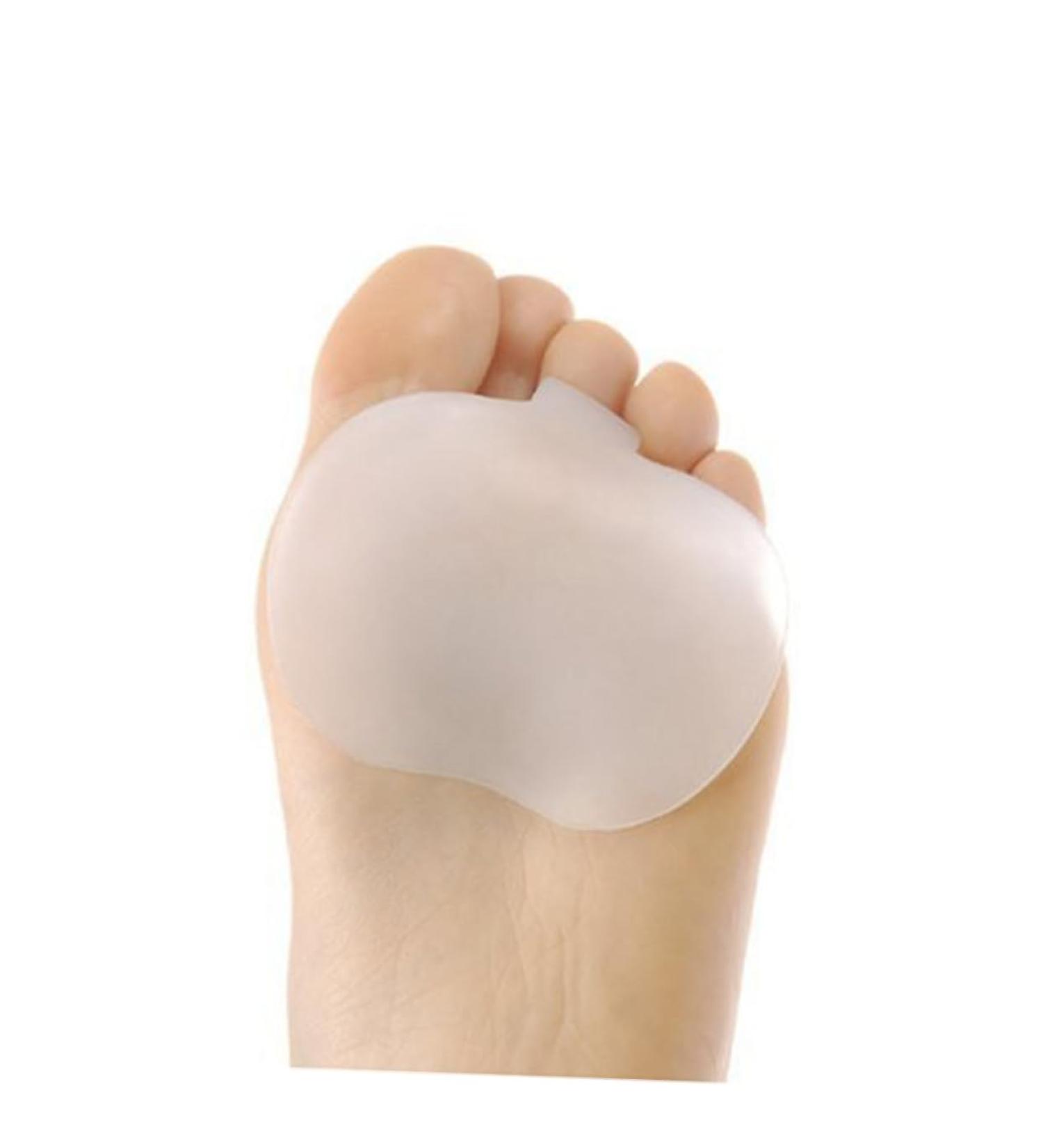 HEALLILY Gel Bunion Toe Spreader & Separator for High Heels - Foot Straightener & Forefoot Pad in White (Pair) - Buy Online on GoSupps.com