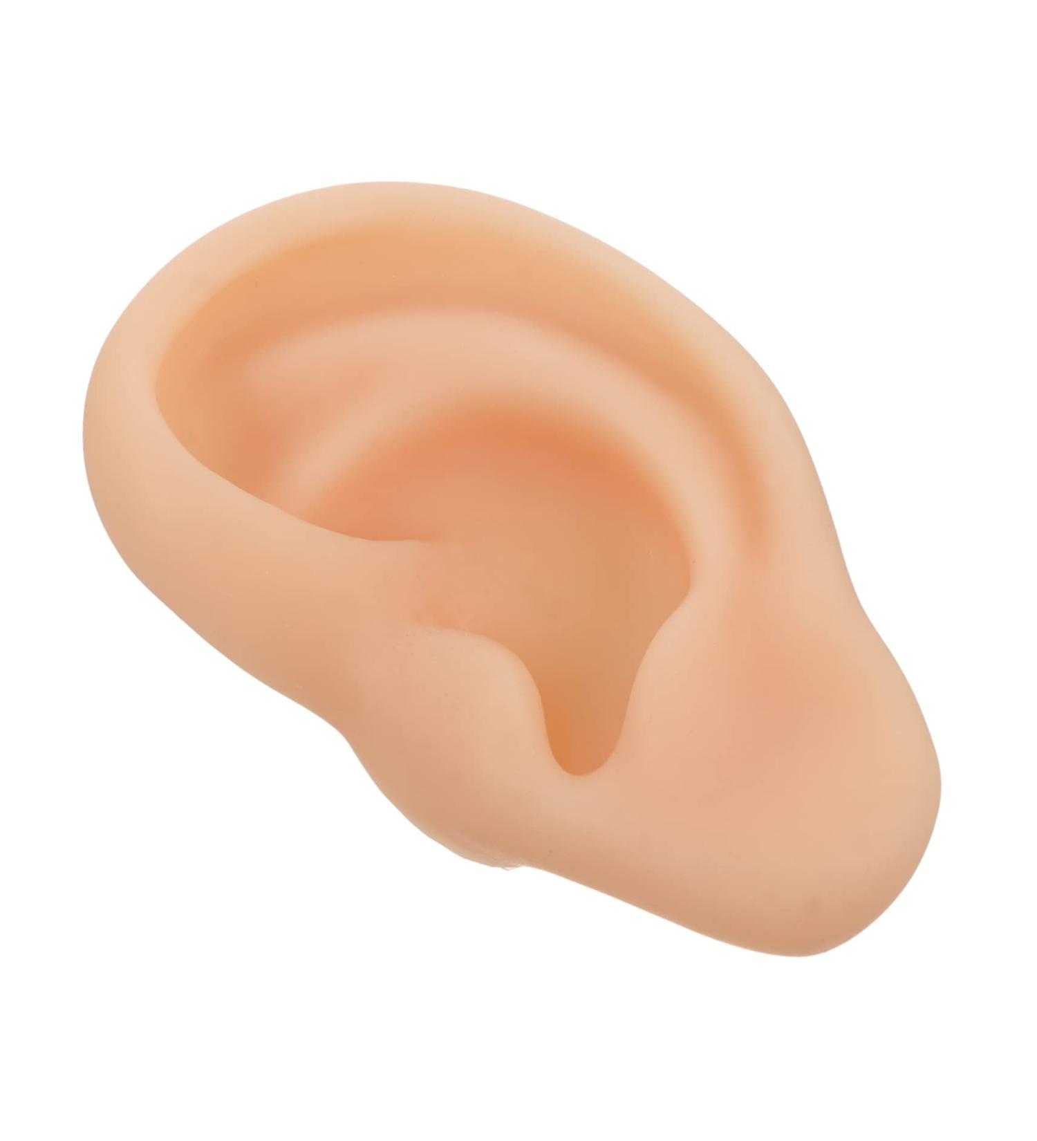 1pc Healvian Silicone Ear Tool - Fake Ear for Practice & Care | Beige Silicone Teaching Model for Ear Supplies - Buy Online on GoSupps.com